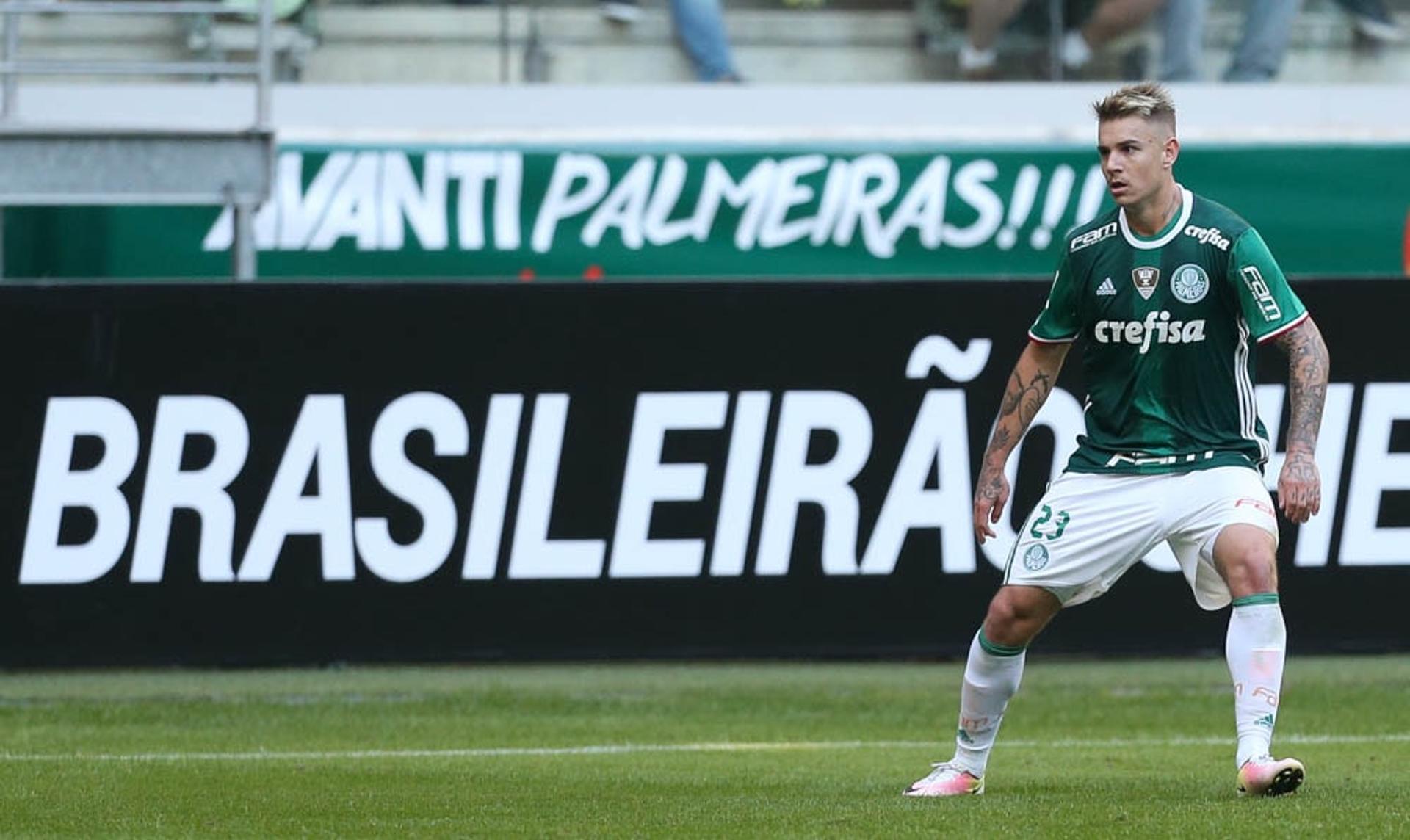 Róger Guedes tem 12 jogos e três gols pelo Palmeiras&nbsp;