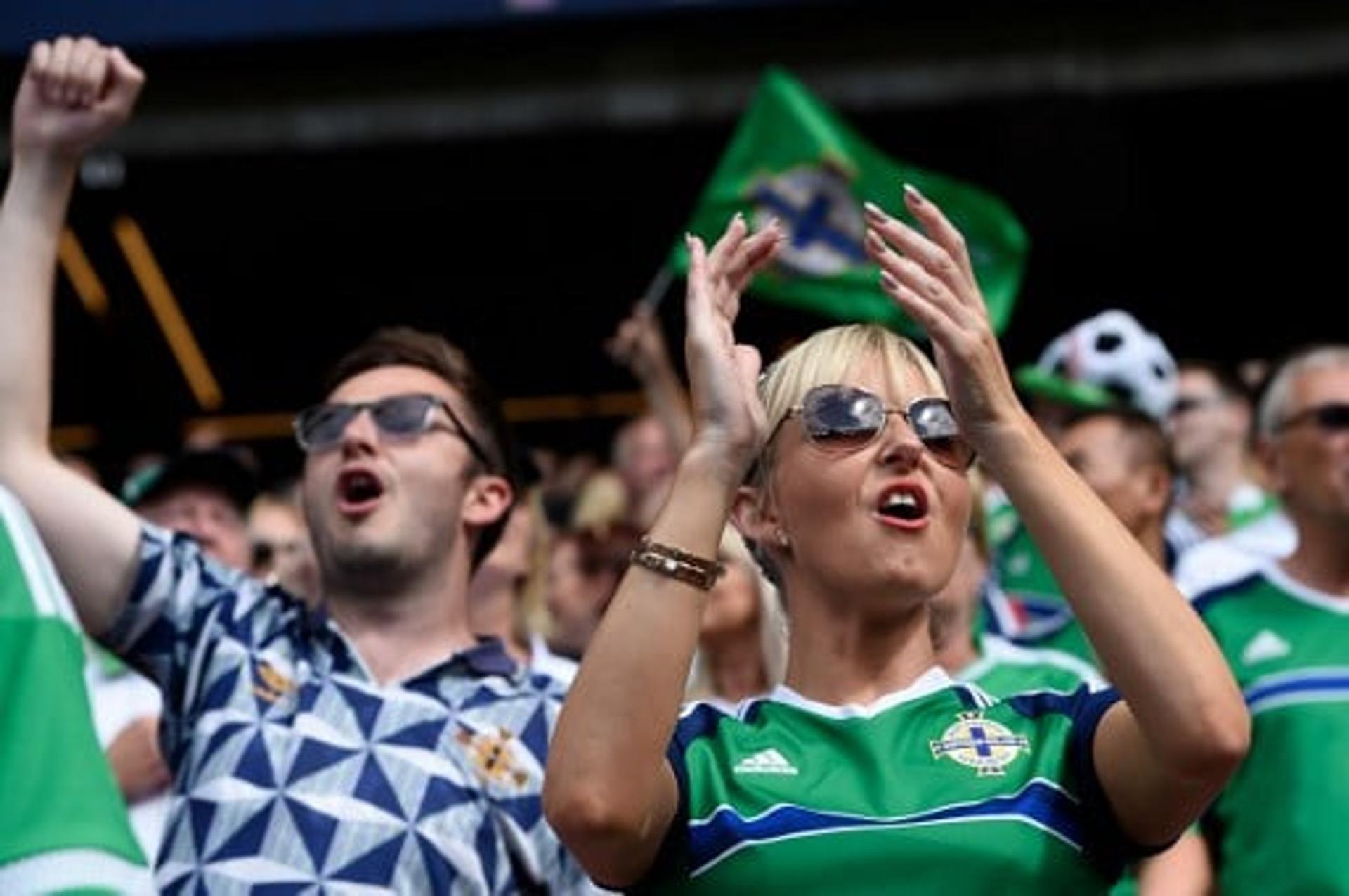 Torcida da Irlanda do Norte na Eurocopa