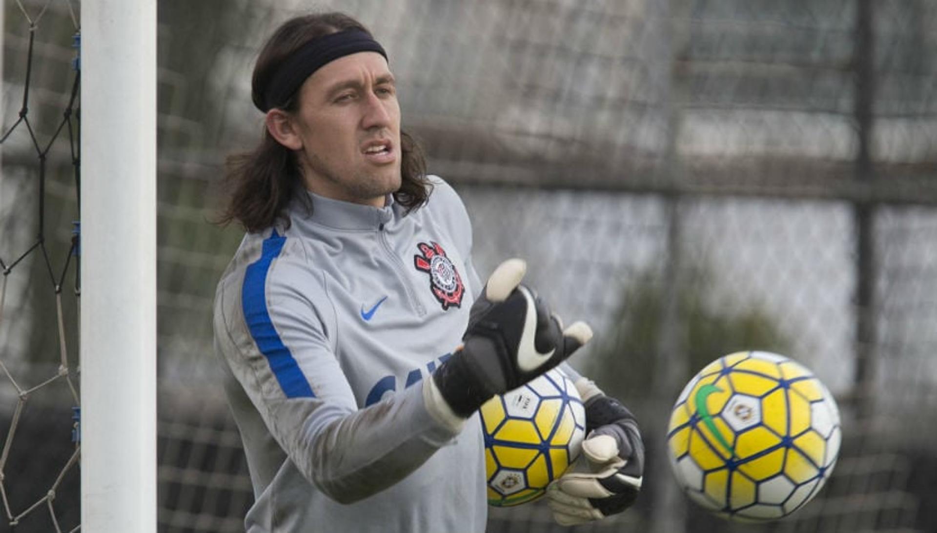 Cássio retomou a condição de titular na meta do Corinthians