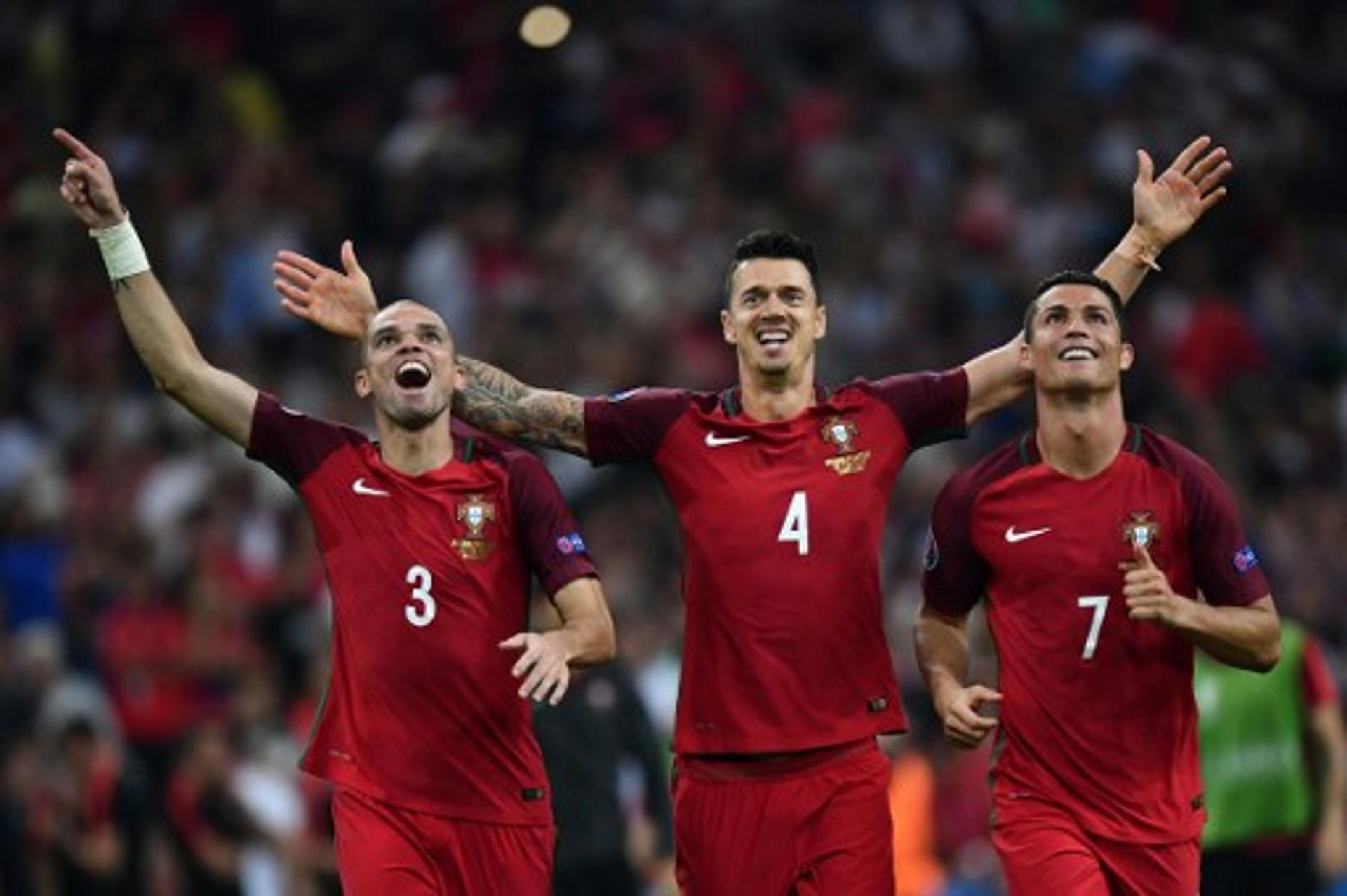 Pepe, Fonte e Cristiano Ronaldo - Portugal