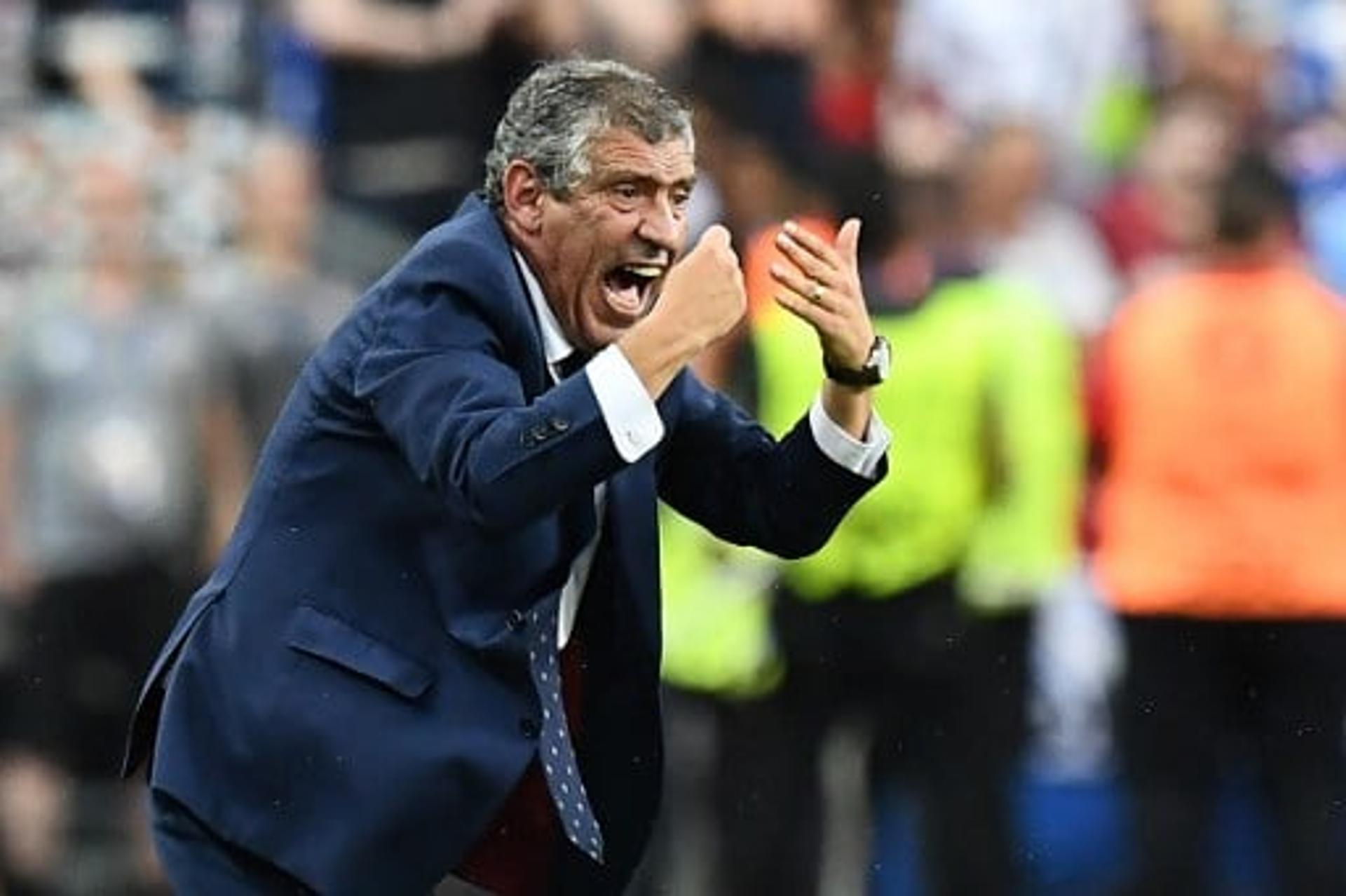 Fernando Santos mostrou contrariedade com perguntas&nbsp;