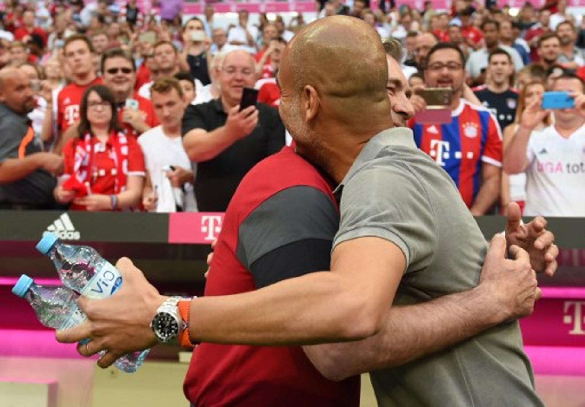 Carlo Ancelotti e Pep Guardiola - Bayern de Munique x Manchester City