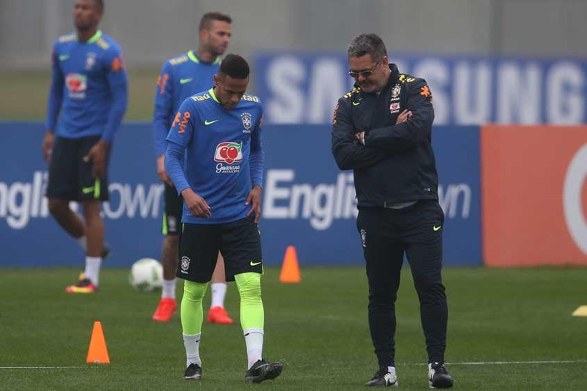 Treino da Seleção olímpica nesta quinta