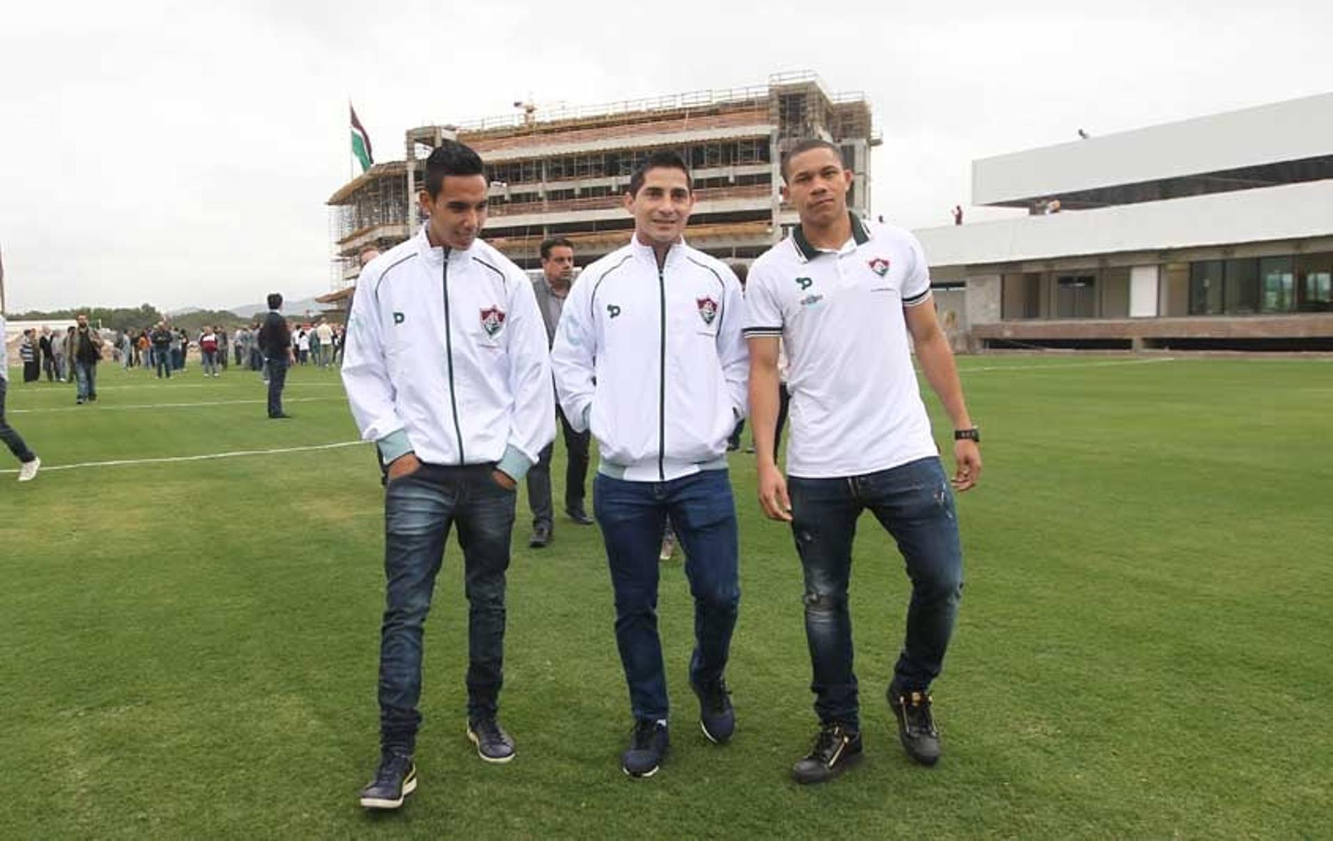 Reforços foram apresentados no novo CT do Fluminense