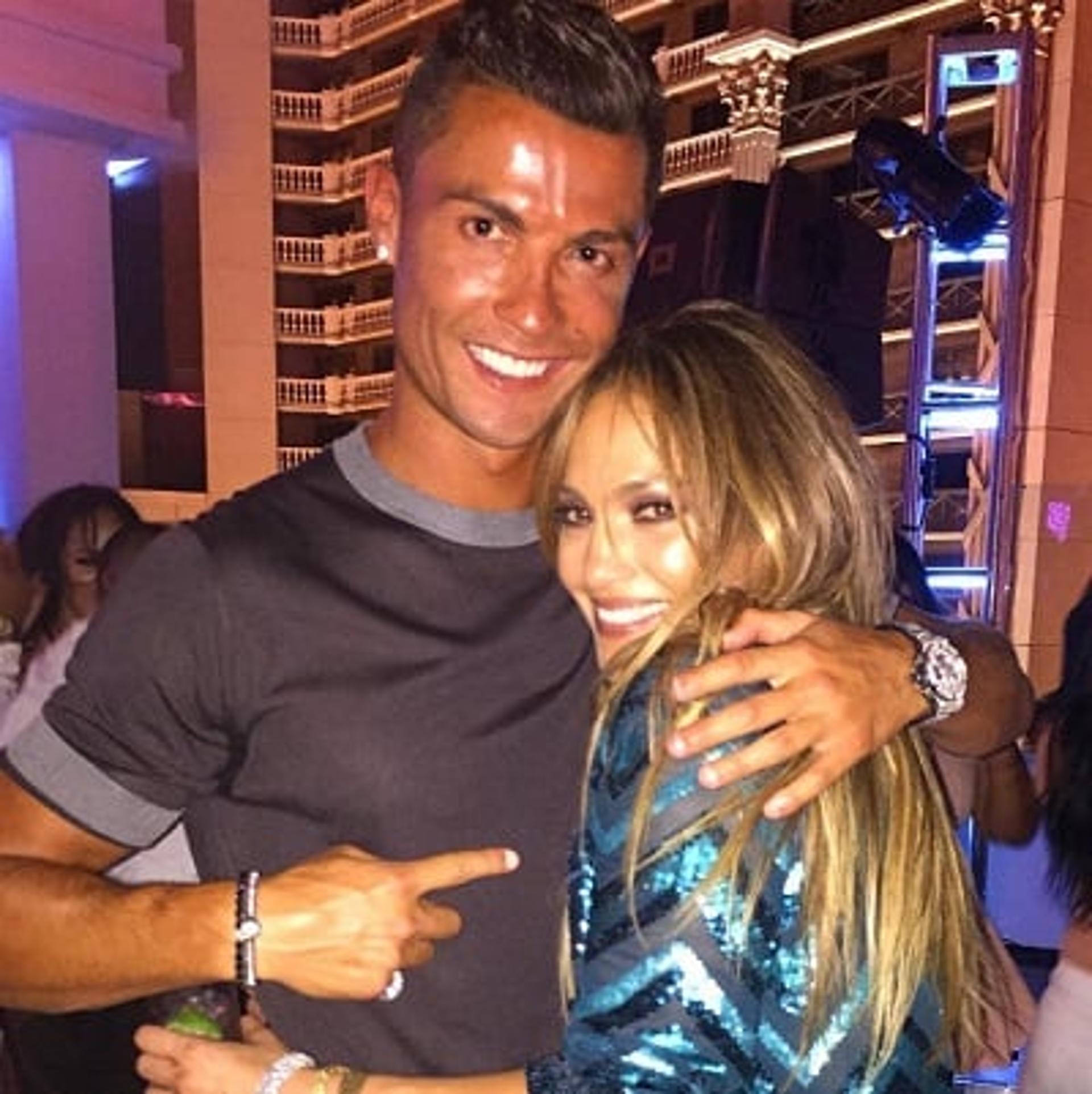 Cristiano Ronaldo e Jennifer Lopez