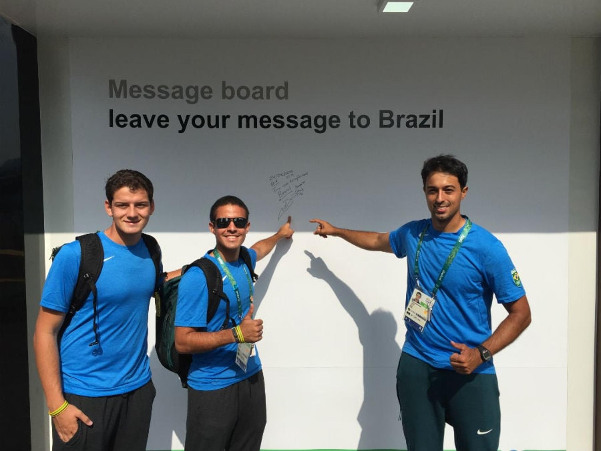 Time brasileiro tiro com arco (Foto: Guilherme Cardoso)