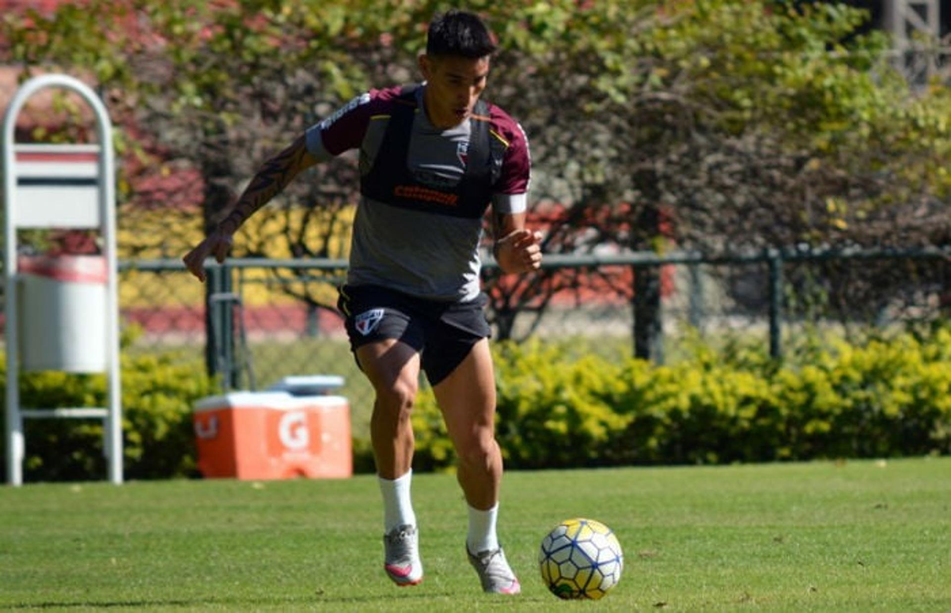 Centurión teve bom desempenho no treino desta quarta