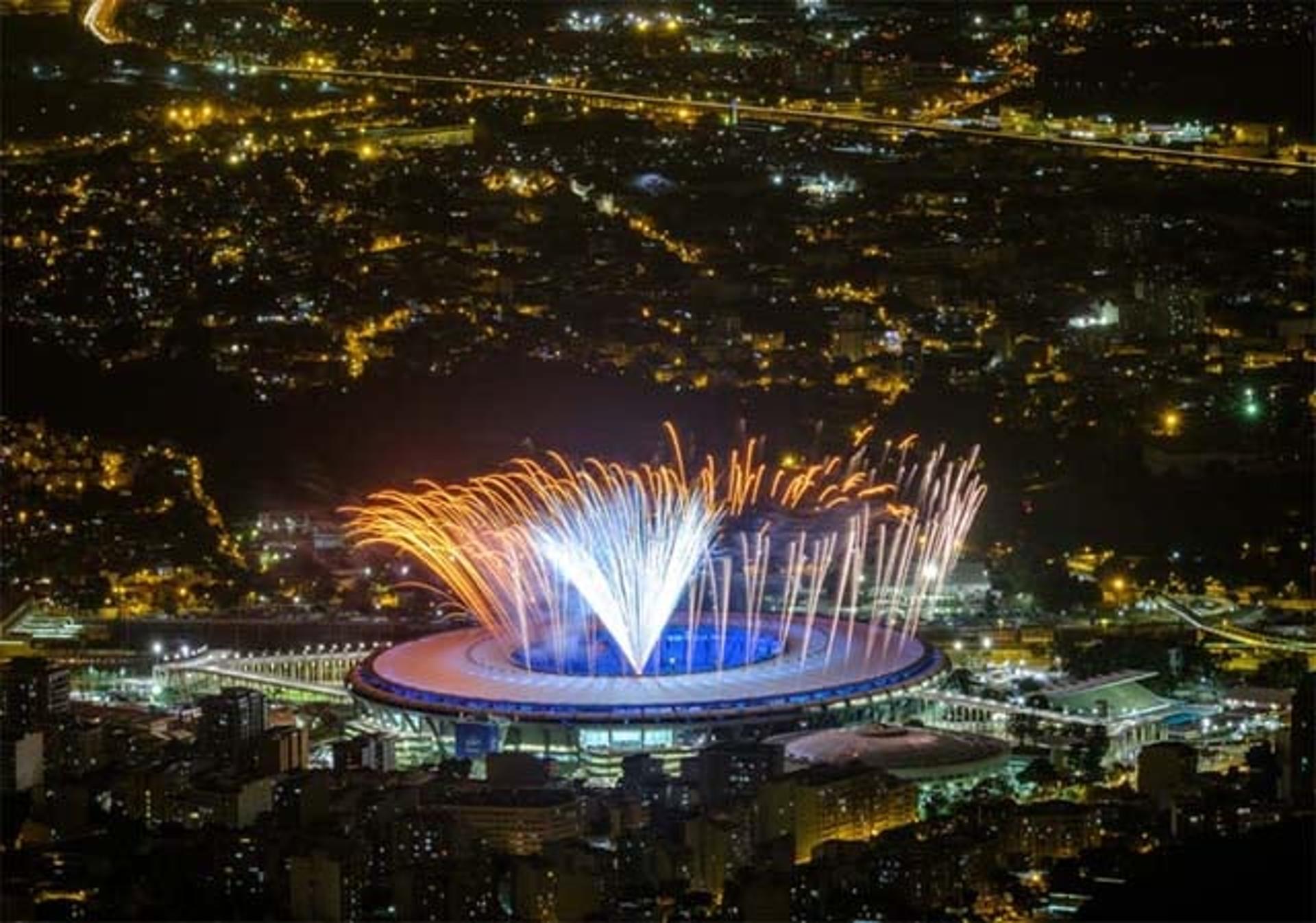 Fogos foram testados para uso na Cerimônia de Abertura da Rio-16 no Maracanã