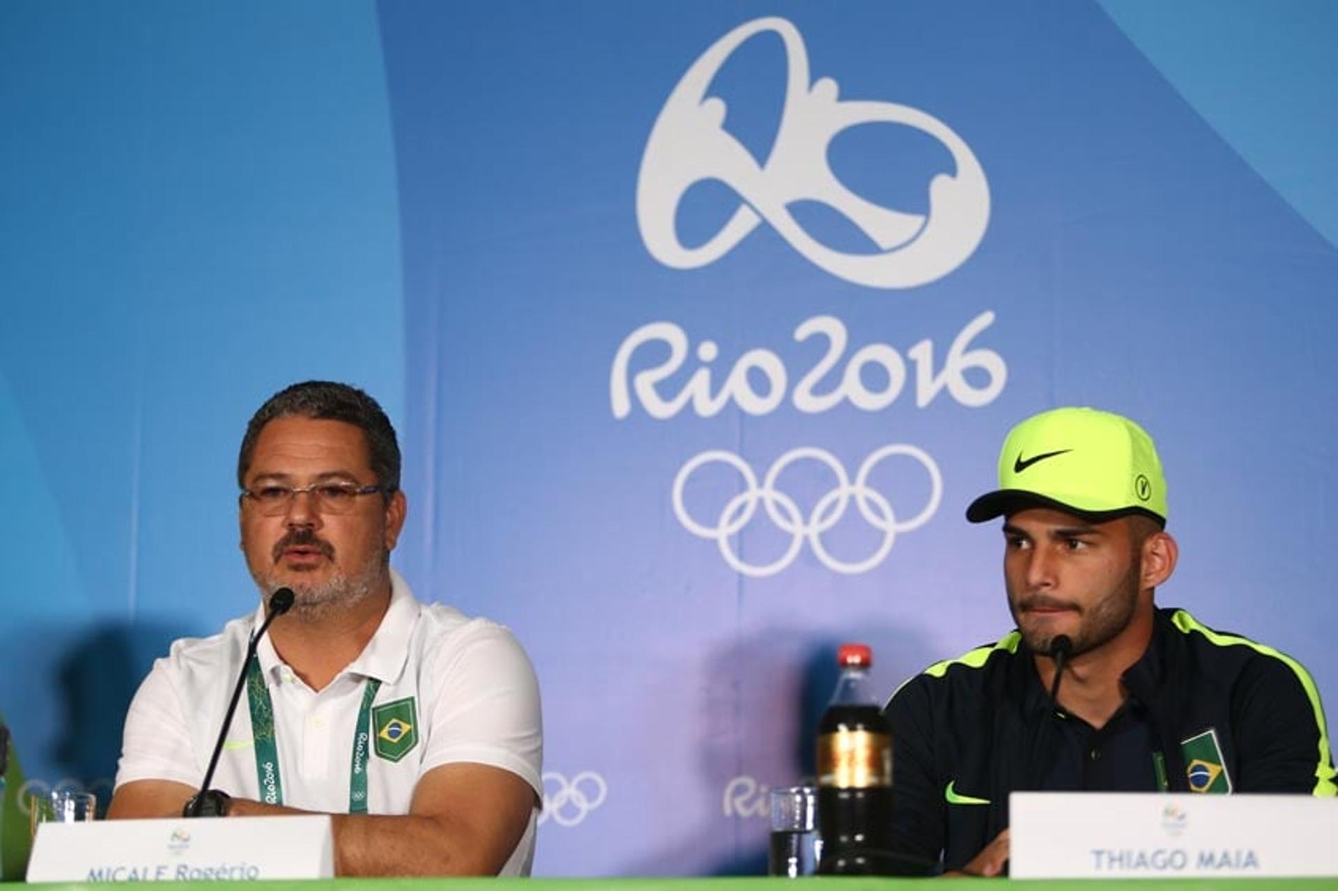 Micale e Thiago Maia concederam entrevista