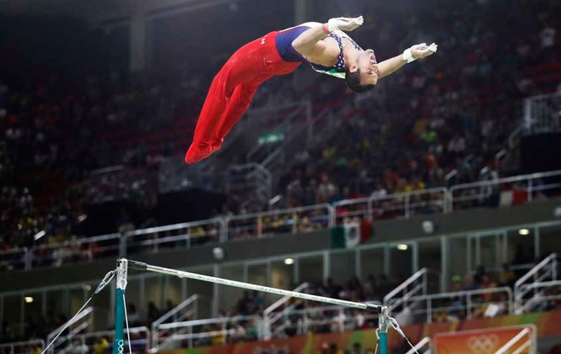 Danell Leyva foi à final da barra fixa