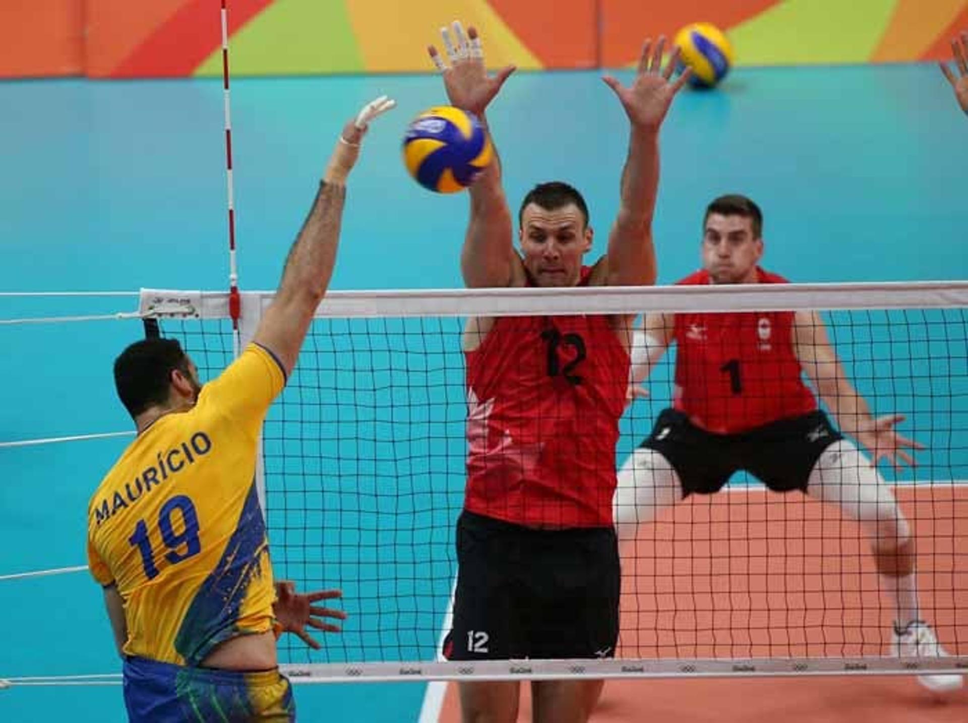 Volei masculino brasil x canada