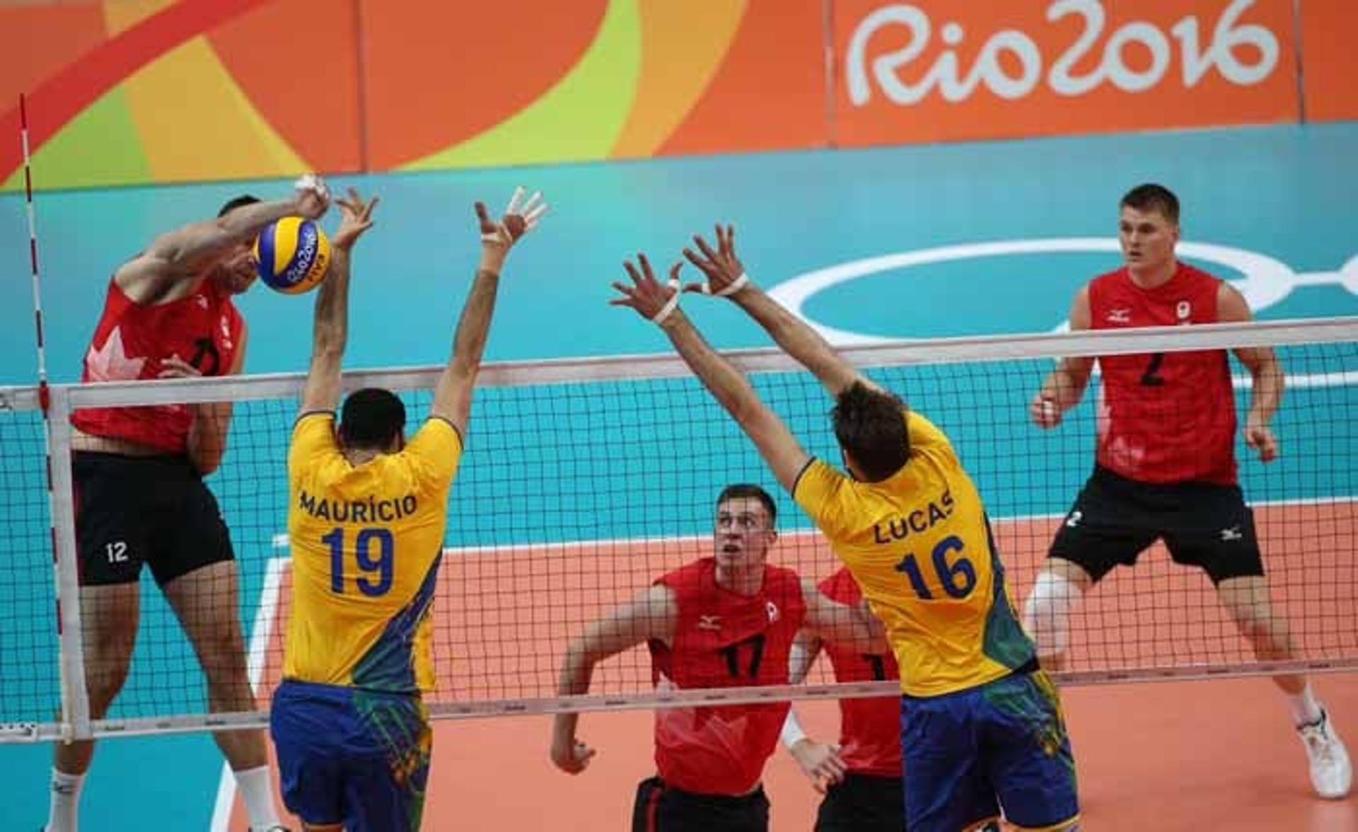 volei masculino brasil x canada