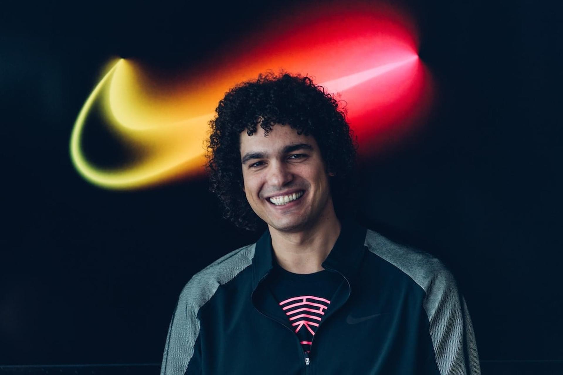 Anderson Varejão em evento da Nike