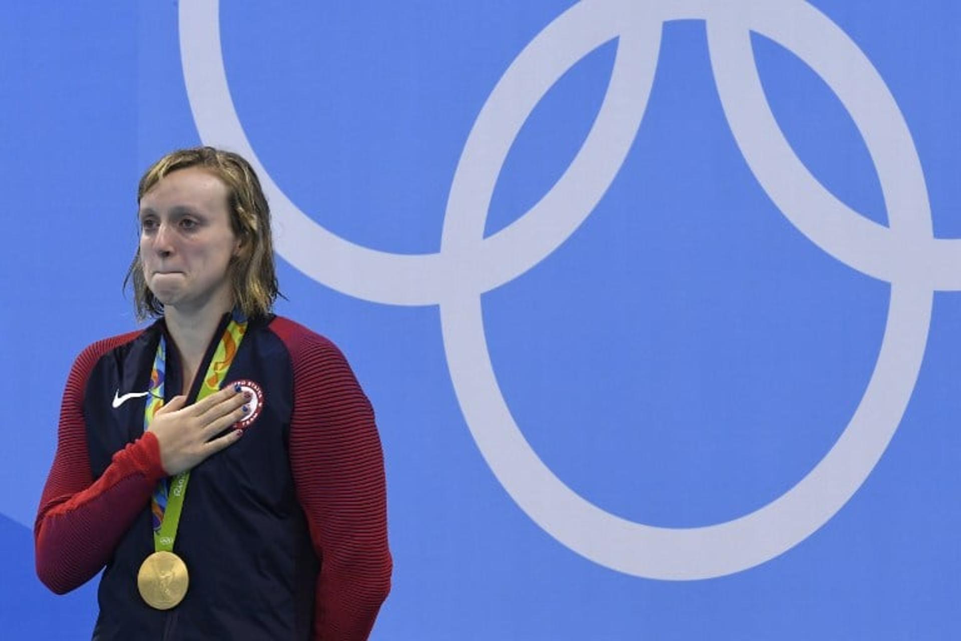 Natação: Katie Ledecky quebrou o recorde nos 800m, com o tempo de&nbsp;8m04s79