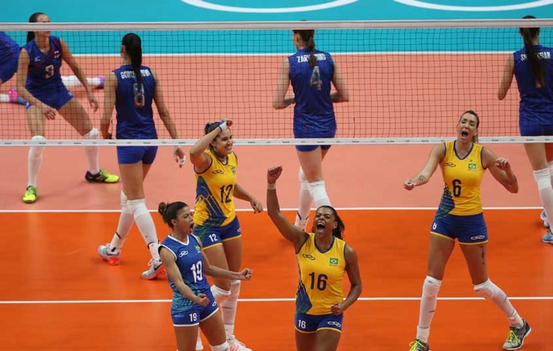 Volei - Brasil x Russia (Foto:Paulo Sergio/LANCE!Press)