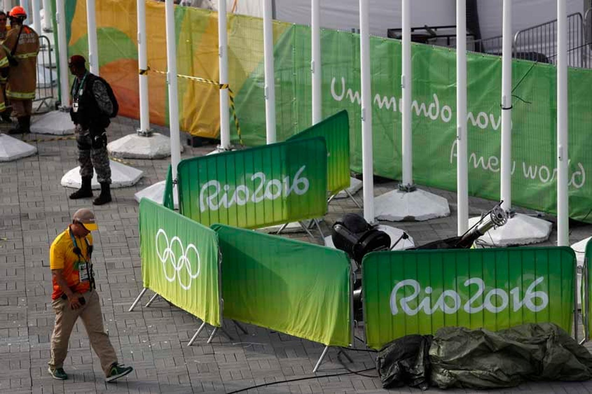 Rio 2016 - Acidente com Camera