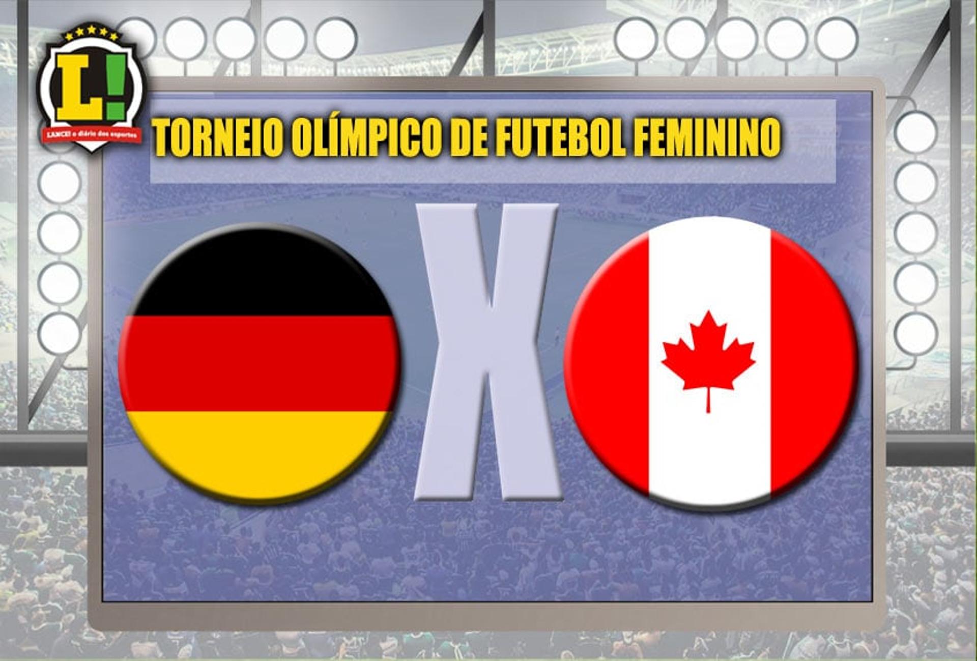 Apresentação Alemanha e Canadá - Semifinal do futebol feminino