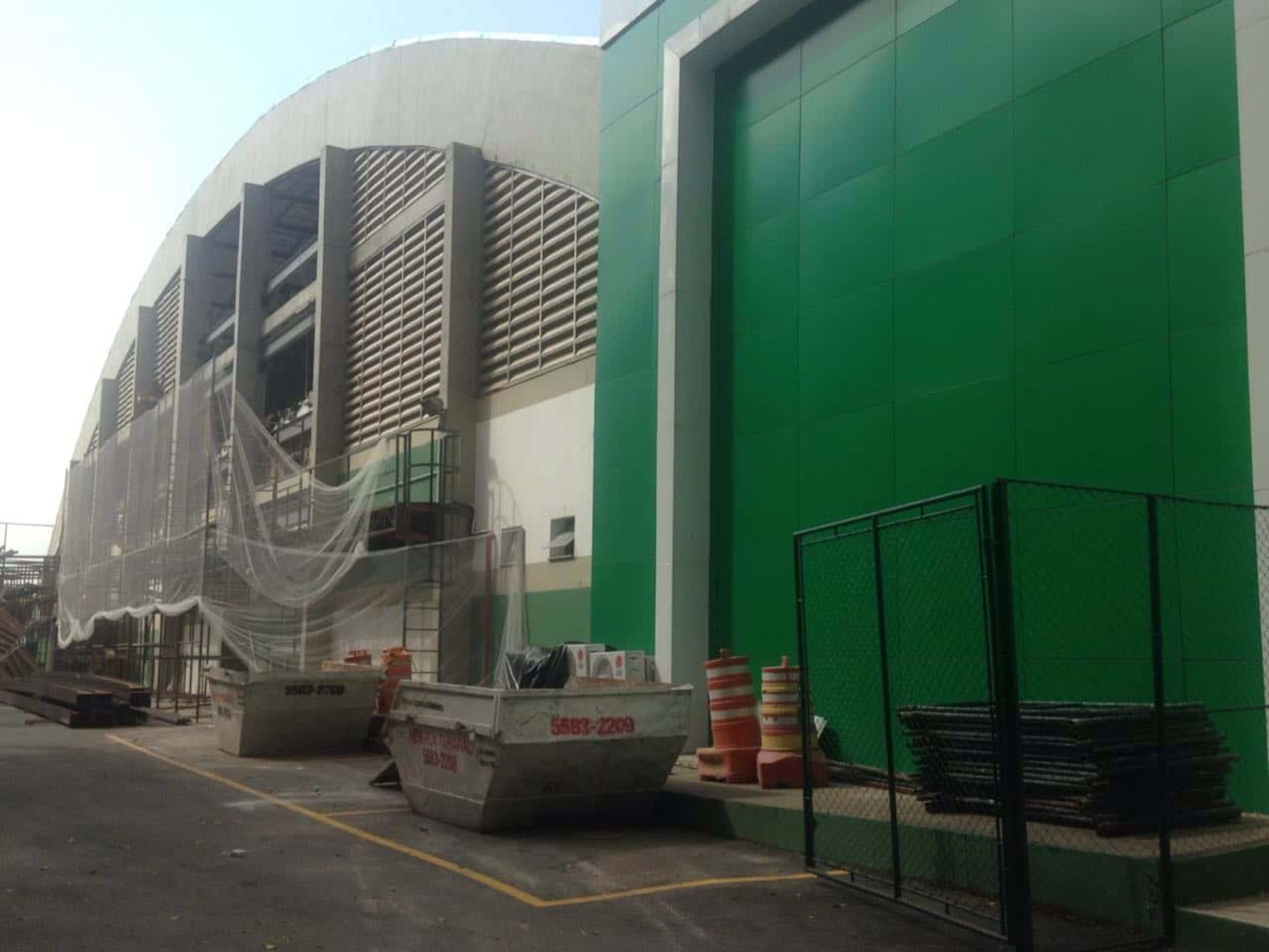 Obras na Nova Academia de Futebol