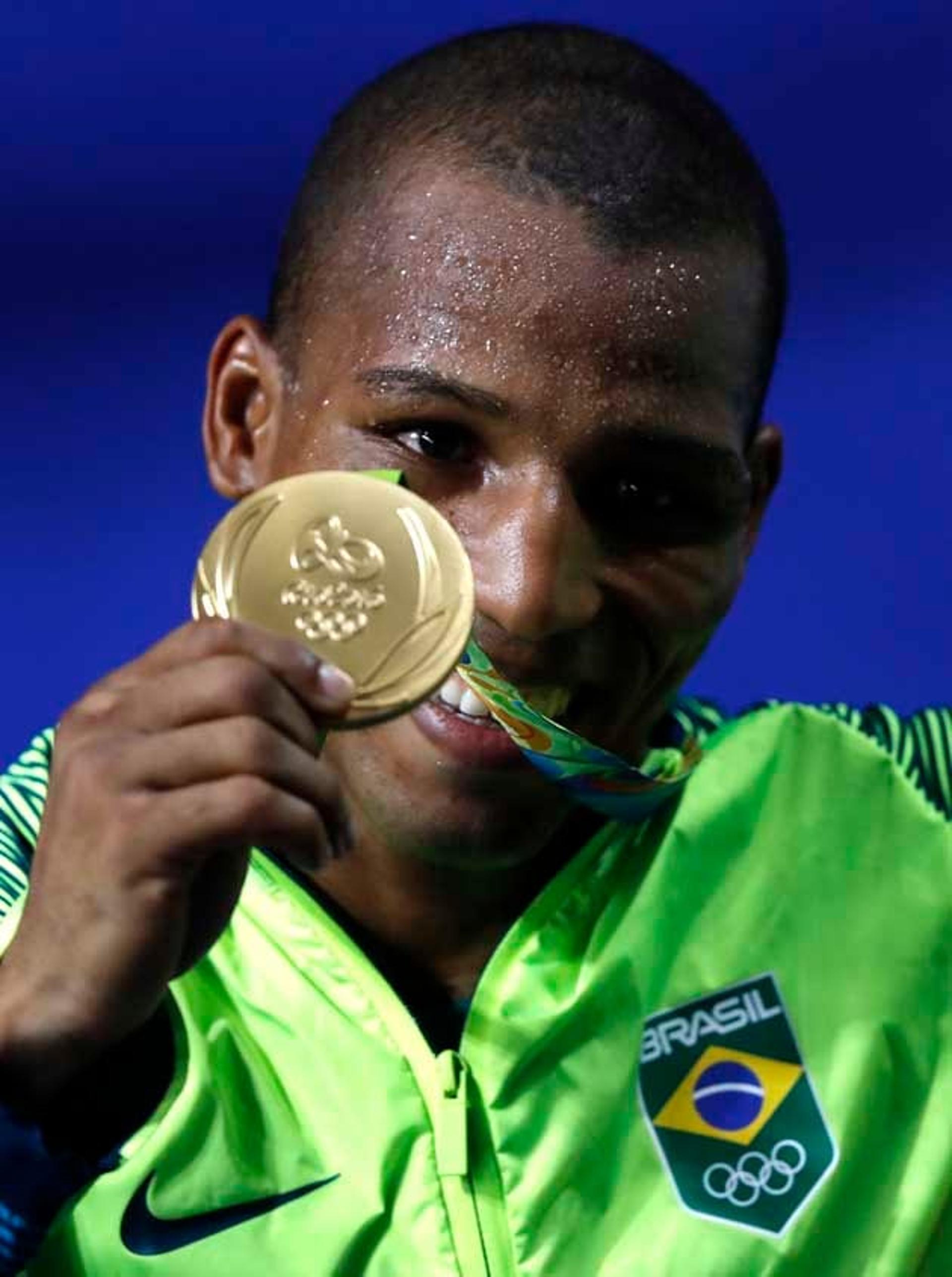 Robson Conceição levou o ouro do dia para o Brasil no boxe