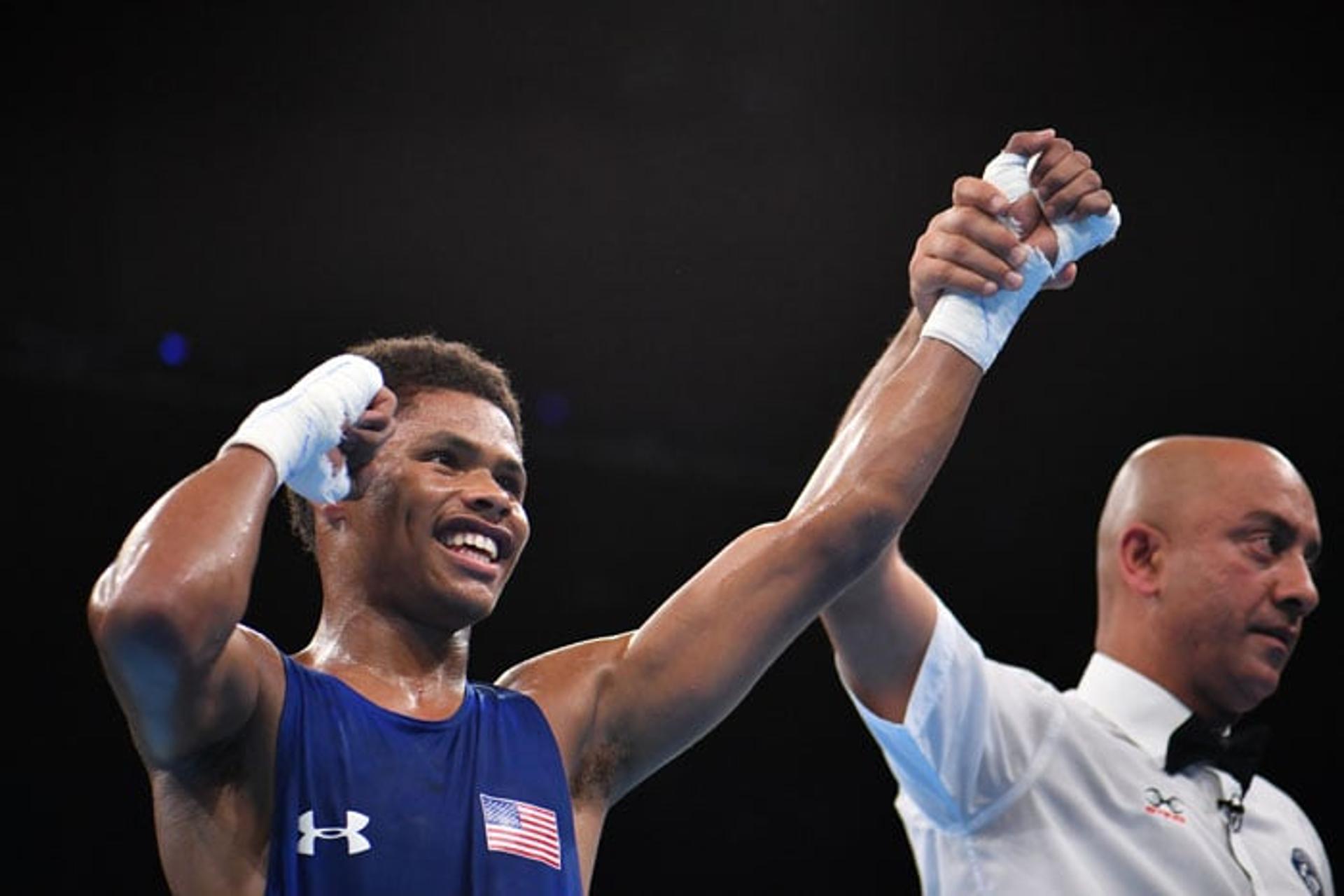 Shakur Stevenson é lutador da seleção americana de boxe na Rio-2016