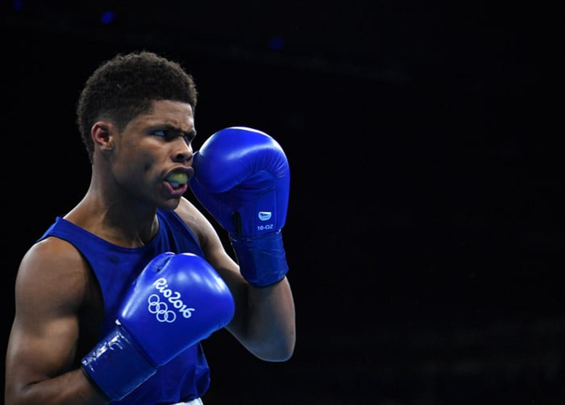 Shakur Stevenson é lutador da seleção americana de boxe na Rio-2016