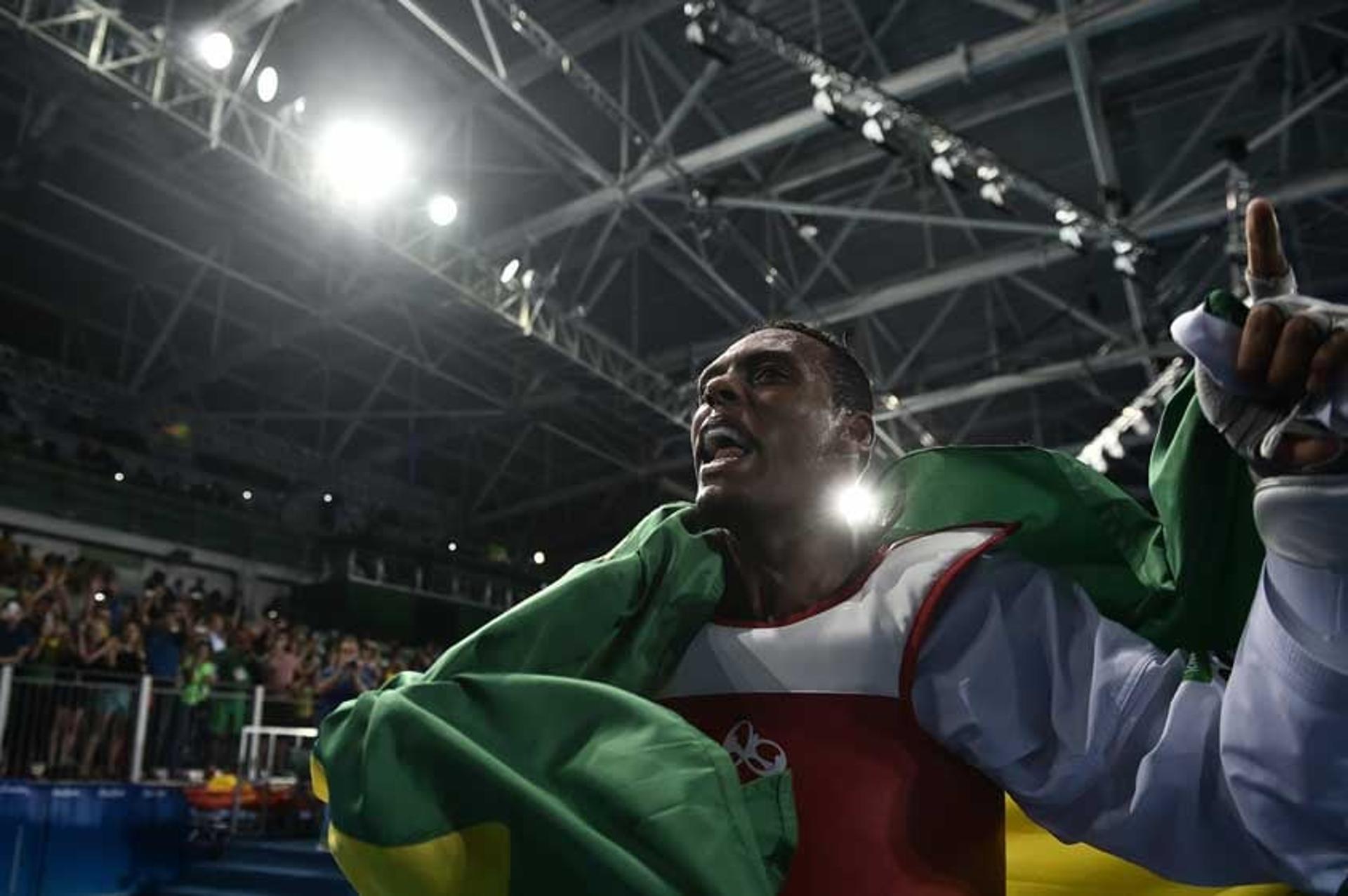 Maicon Siqueira levou o bronze no taekwondo