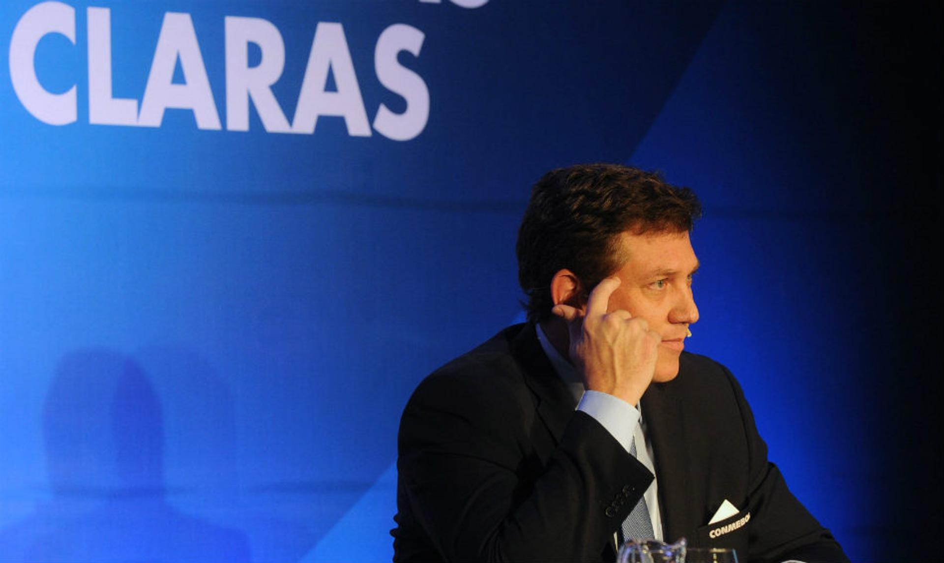 Alejandro Dominguez, presidente da Conmebol (Foto: Analia Garelli/AFP)