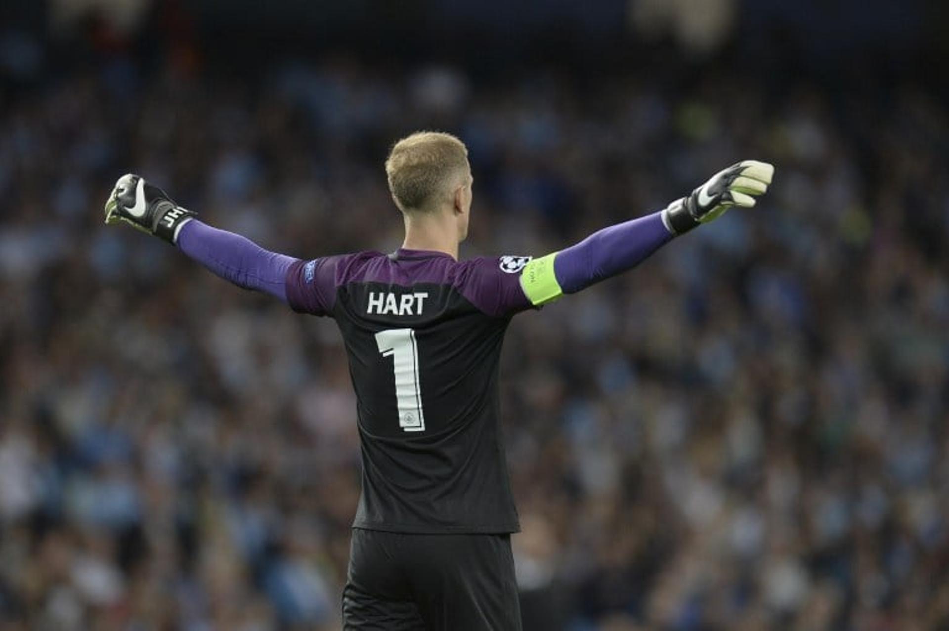 Joe Hart foi titular diante do Steaua Bucareste (Foto:AFP)