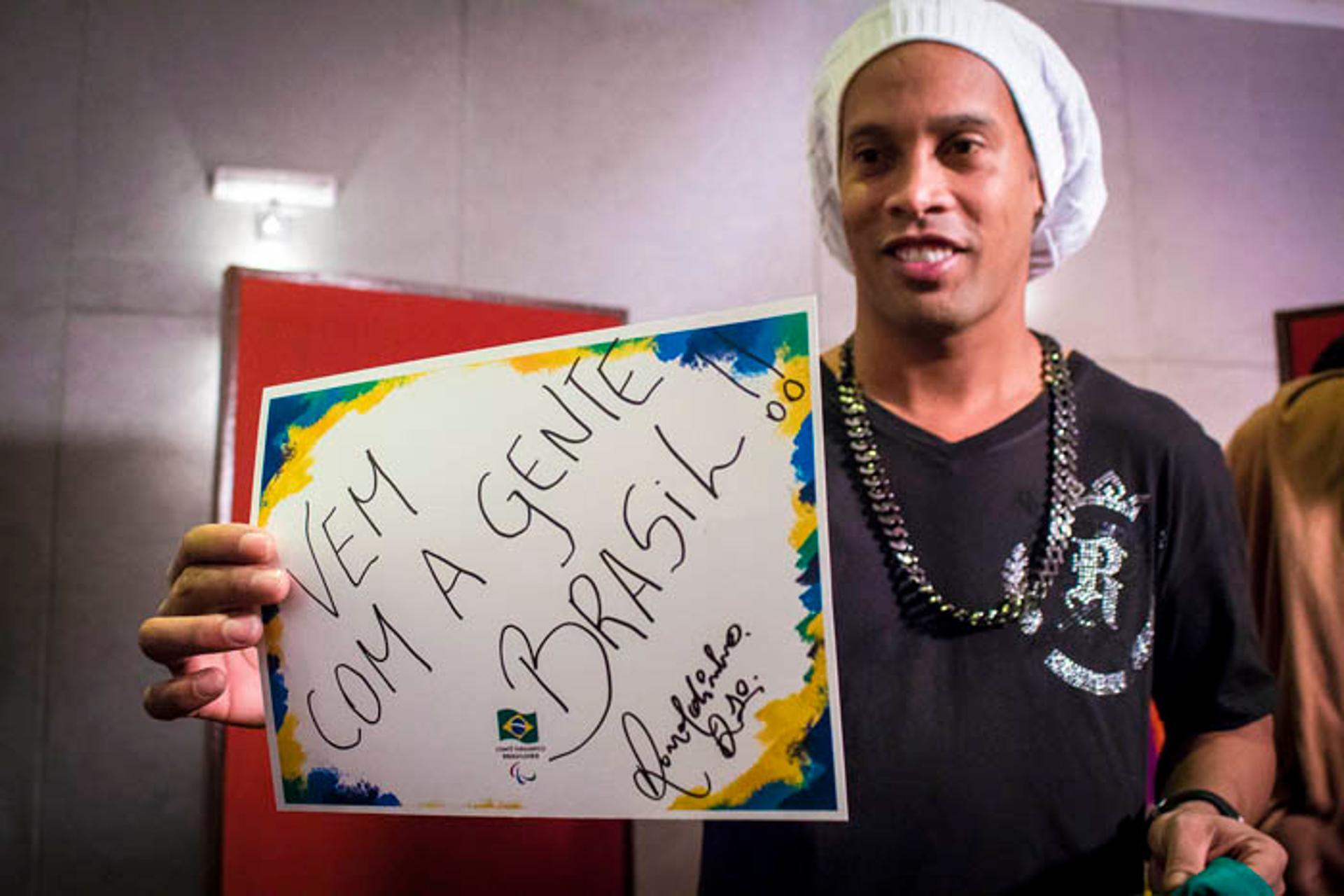 Ronaldinho Gaúcho, embaixador paralímpico