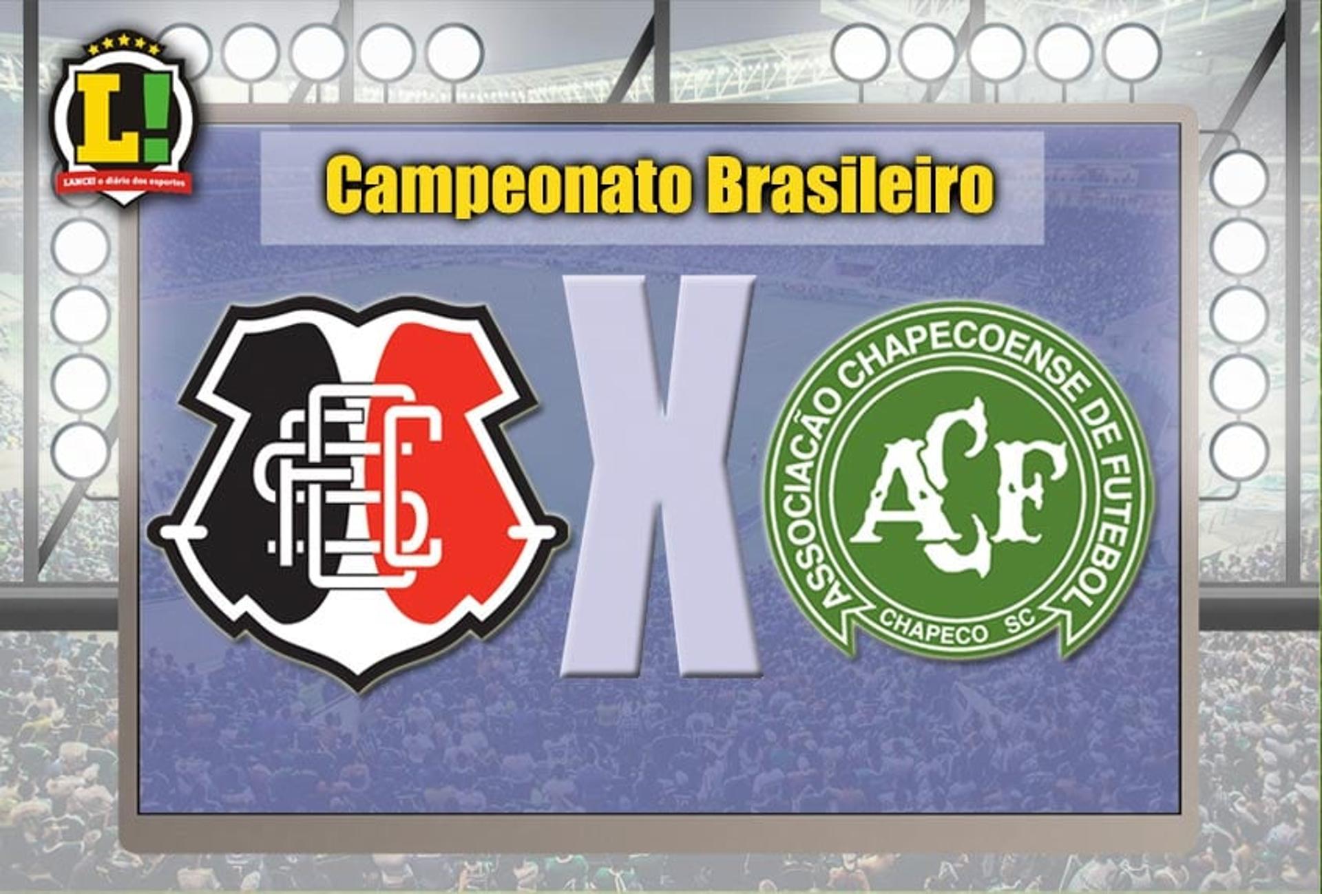 Apresentação Santa Cruz x Chapecoense Campeonato Brasileiro