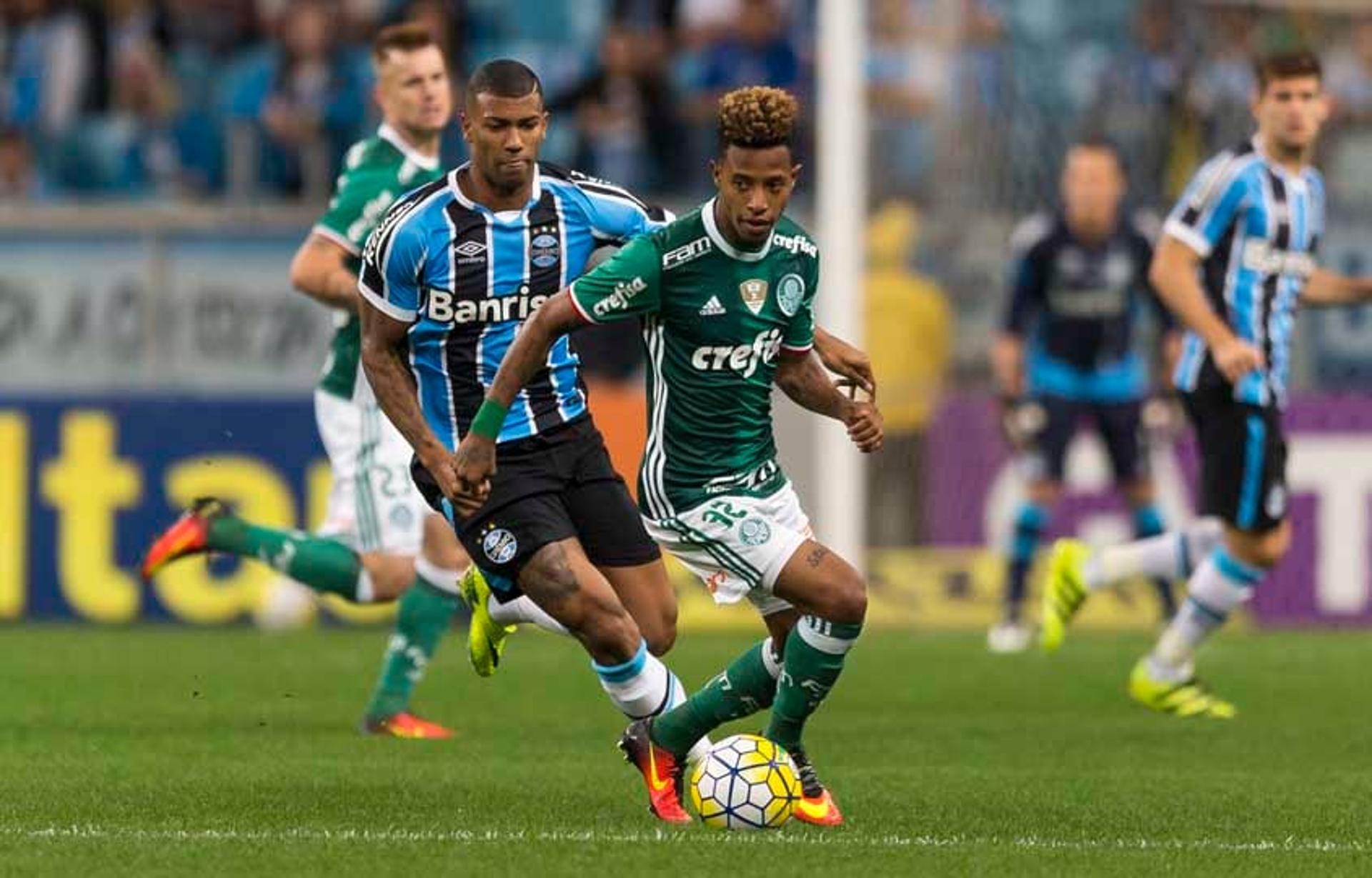 Grêmio e Palmeiras não saem do zero em Porto Alegre&nbsp;