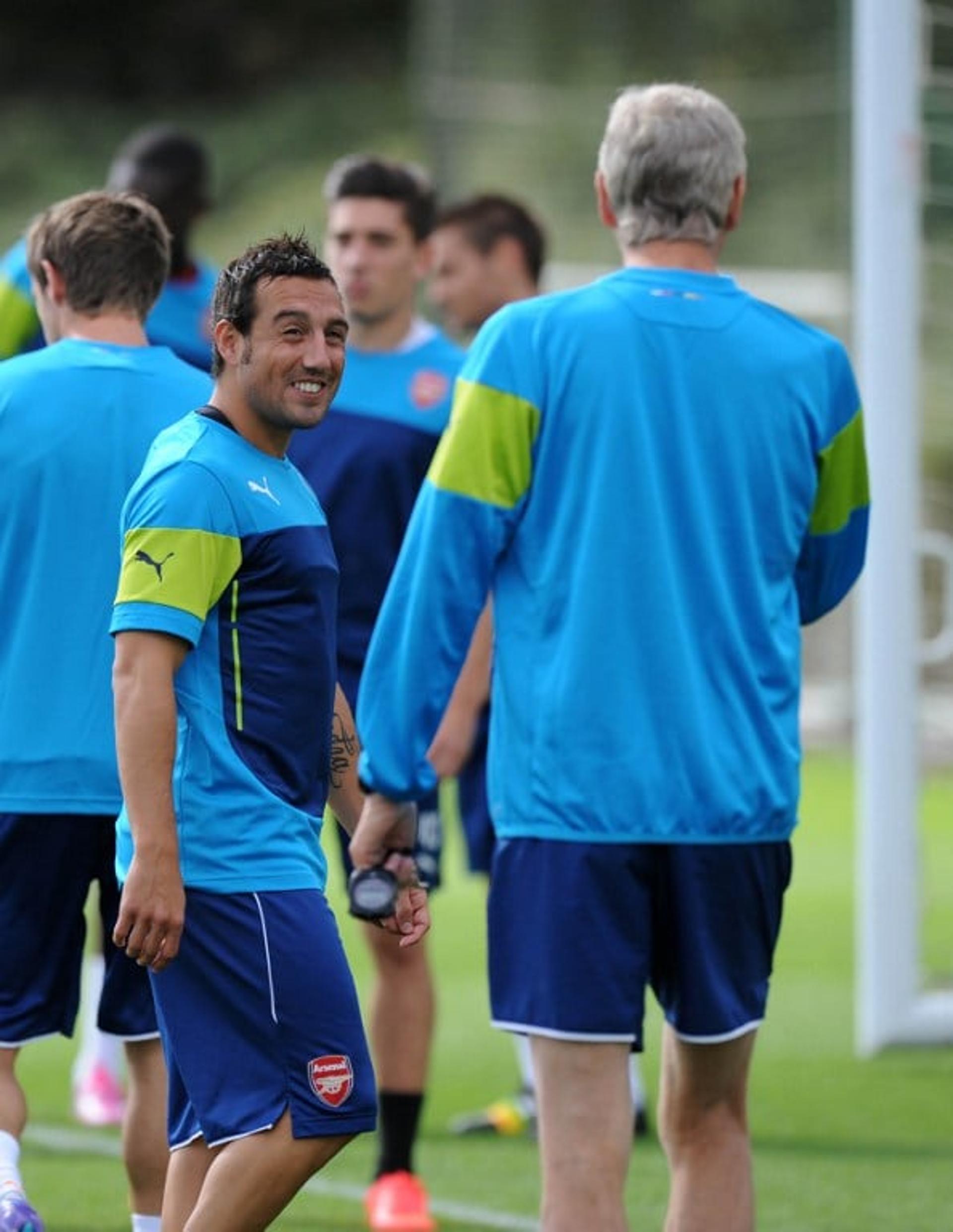 Cazorla e Wenger