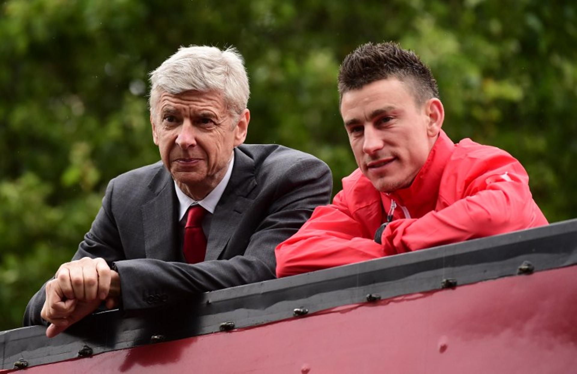 Koscielny e Wenger