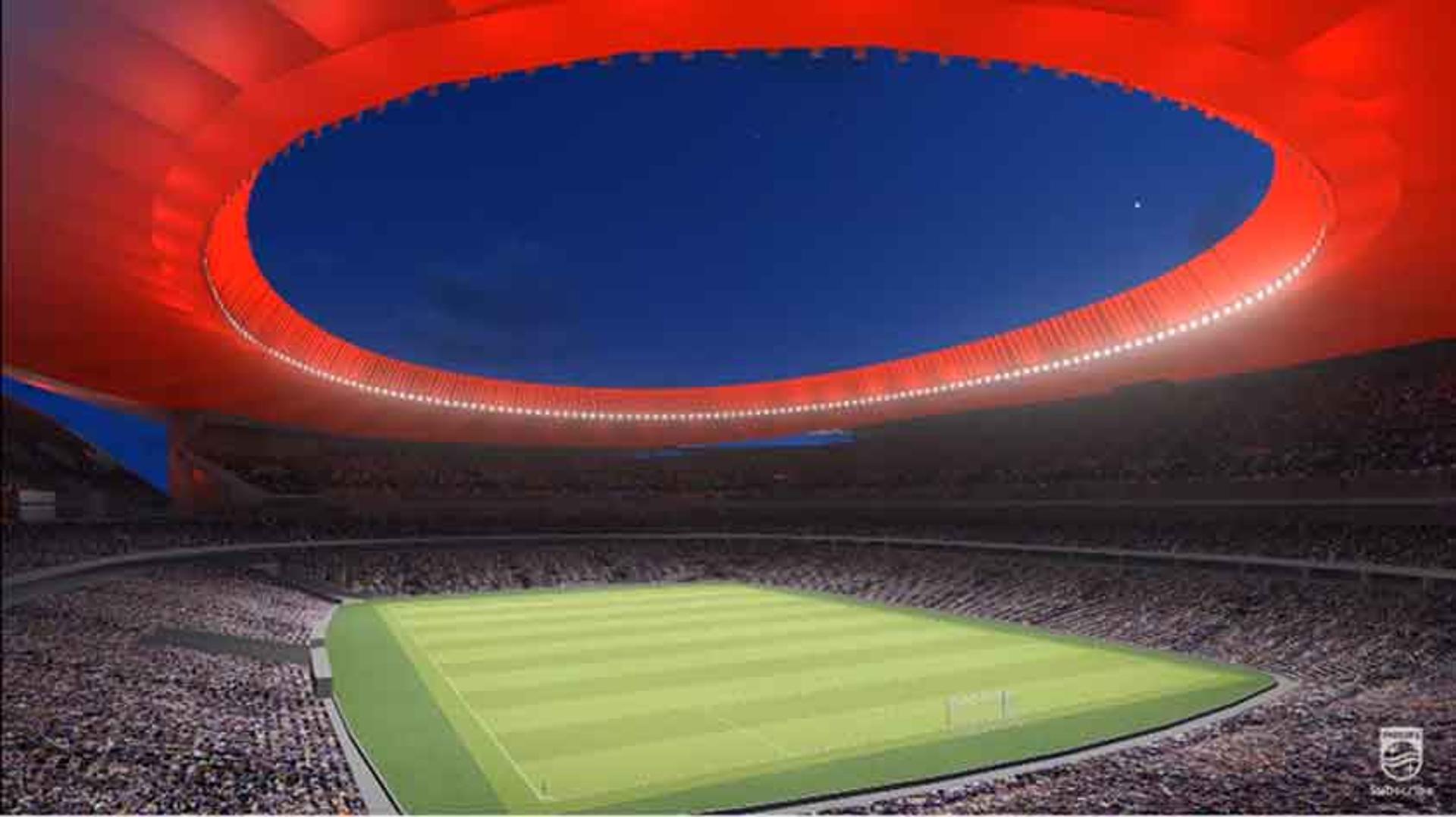 Novo estádio do Atlético de Madrid