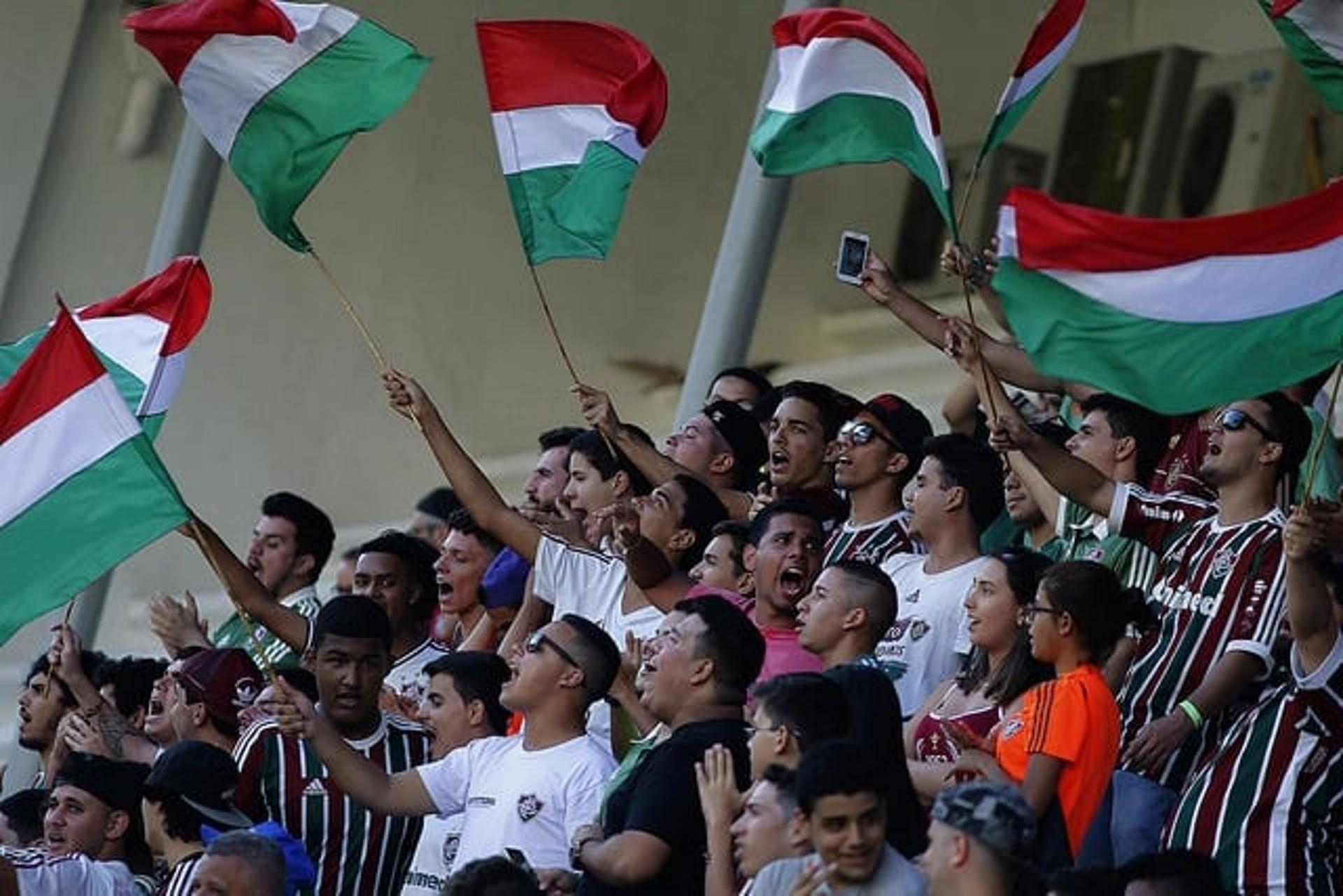 Torcida apoia Fluminense nas Laranjeiras (Foto: Nelson Perez/Fluminense F.C.)