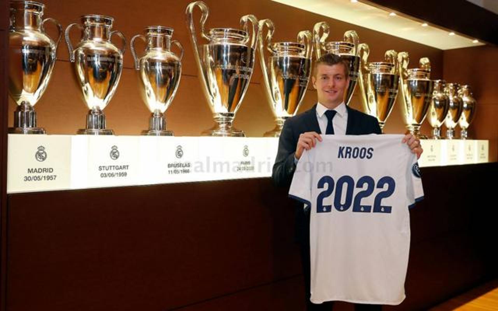 Imagens da apresentação de Toni Kroos