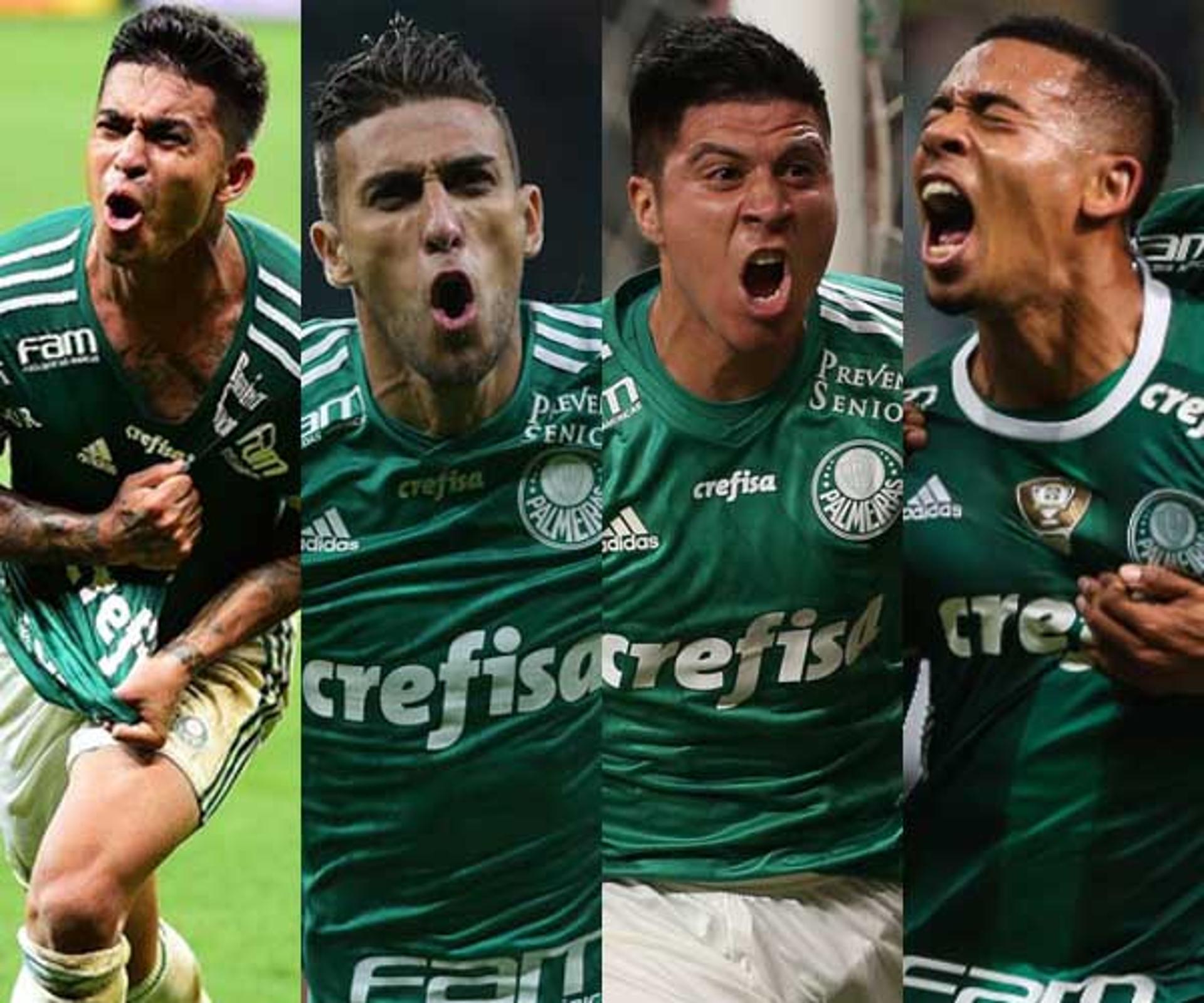 Dudu, Rafael Marques, Cristaldo e Gabriel Jesus são artilheiros do Allianz Parque, com 11 gols&nbsp;