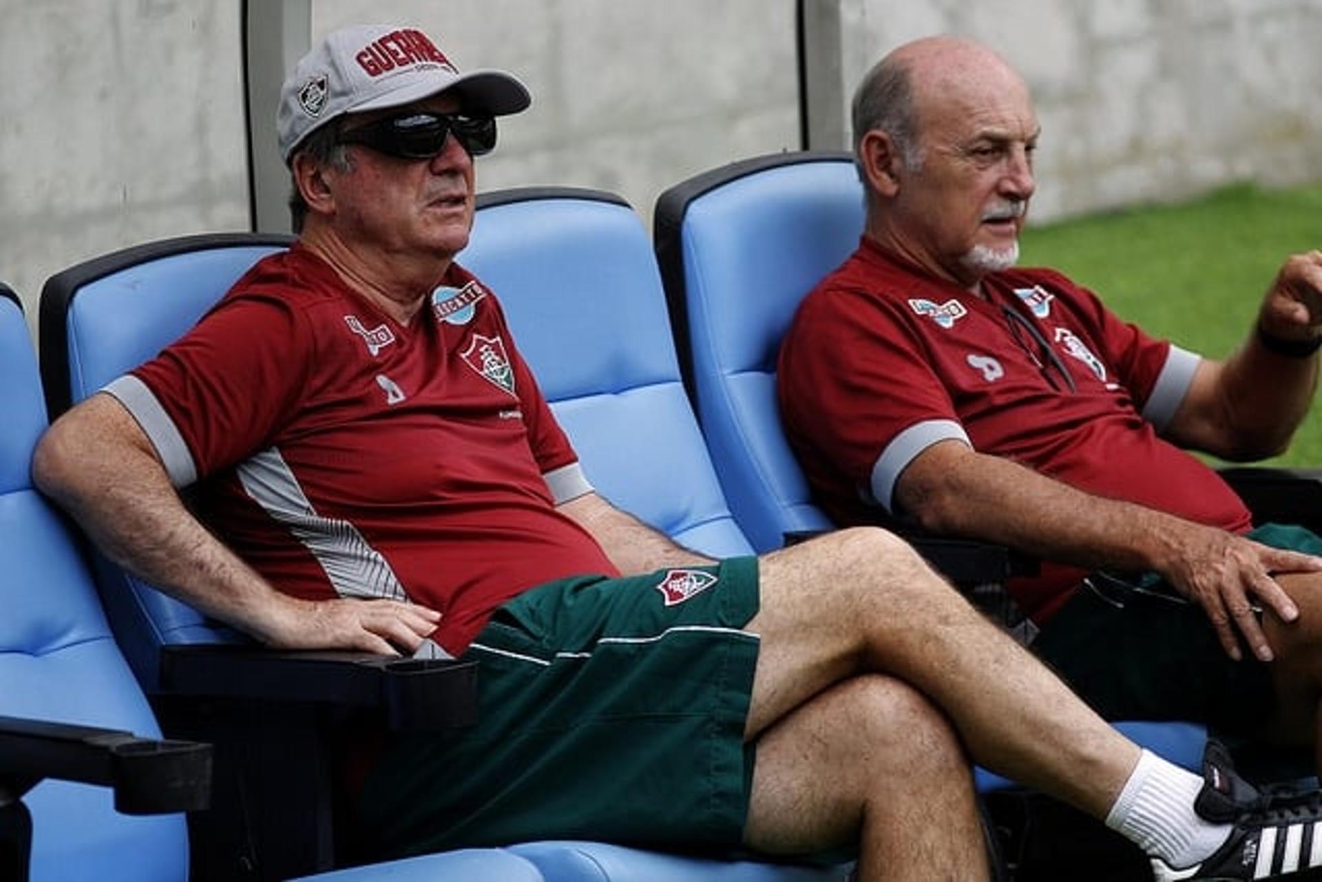 Levir durante o treino do Fluminense no Maracanã nesta sexta-feira (Foto: Nelson Perez/Fluminense F.C.)