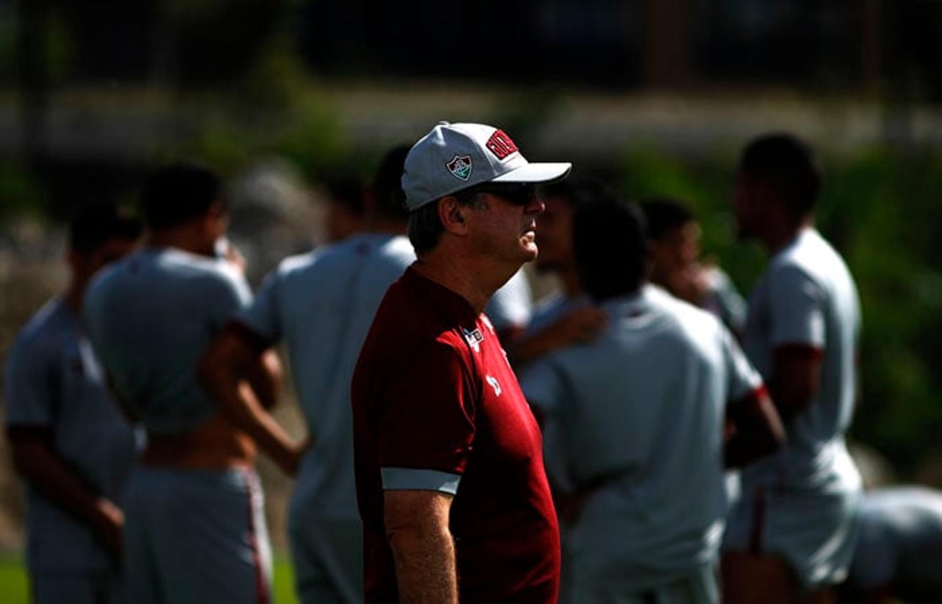 Treino do Fluminense no CT Pedro Antonio, na Barra da Tijuca - Levir Culpi