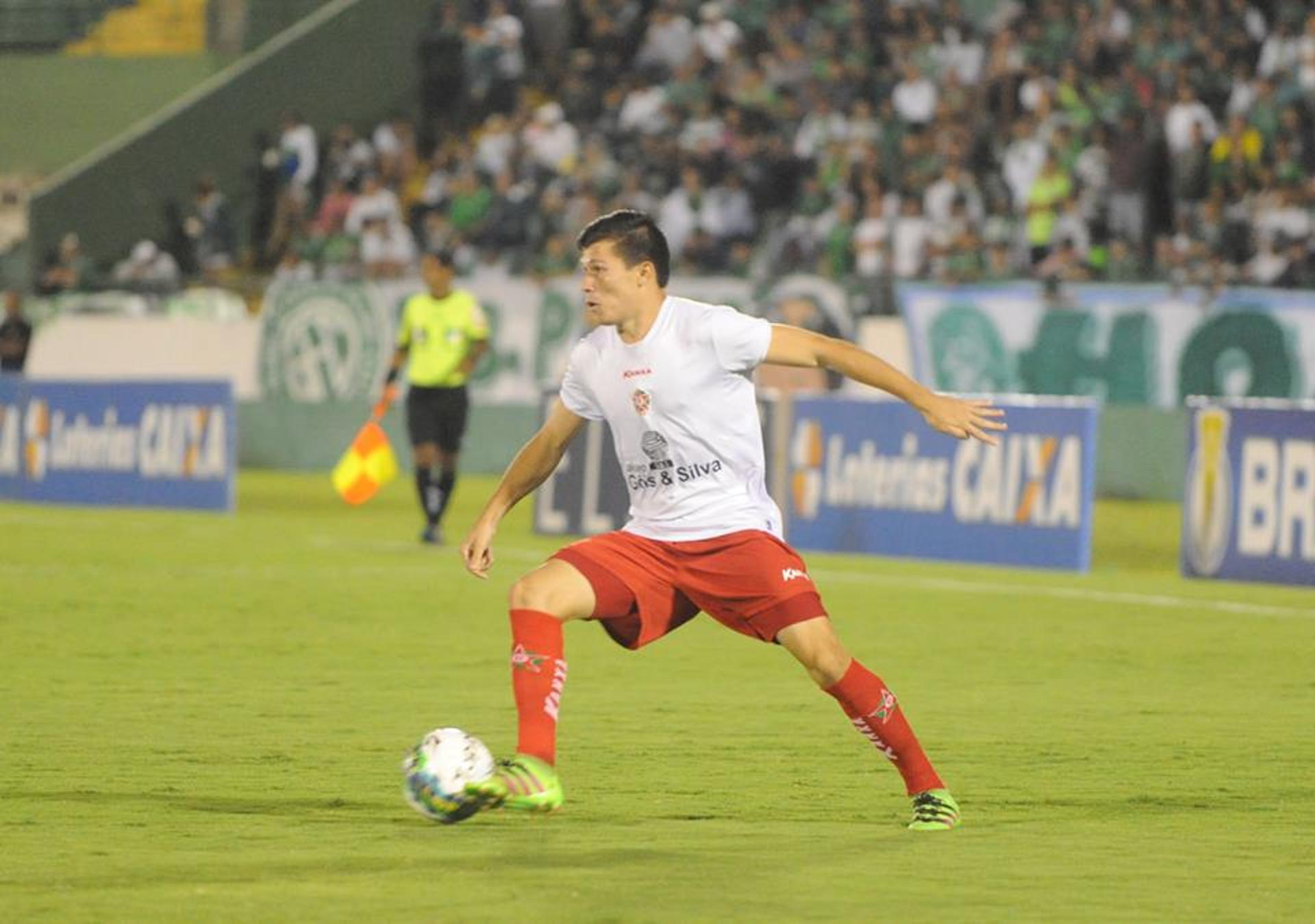 Samudio durante jogo do Boa Esporte na Série C (Fotos: Divulgação/ME Assessoria de Imprensa)