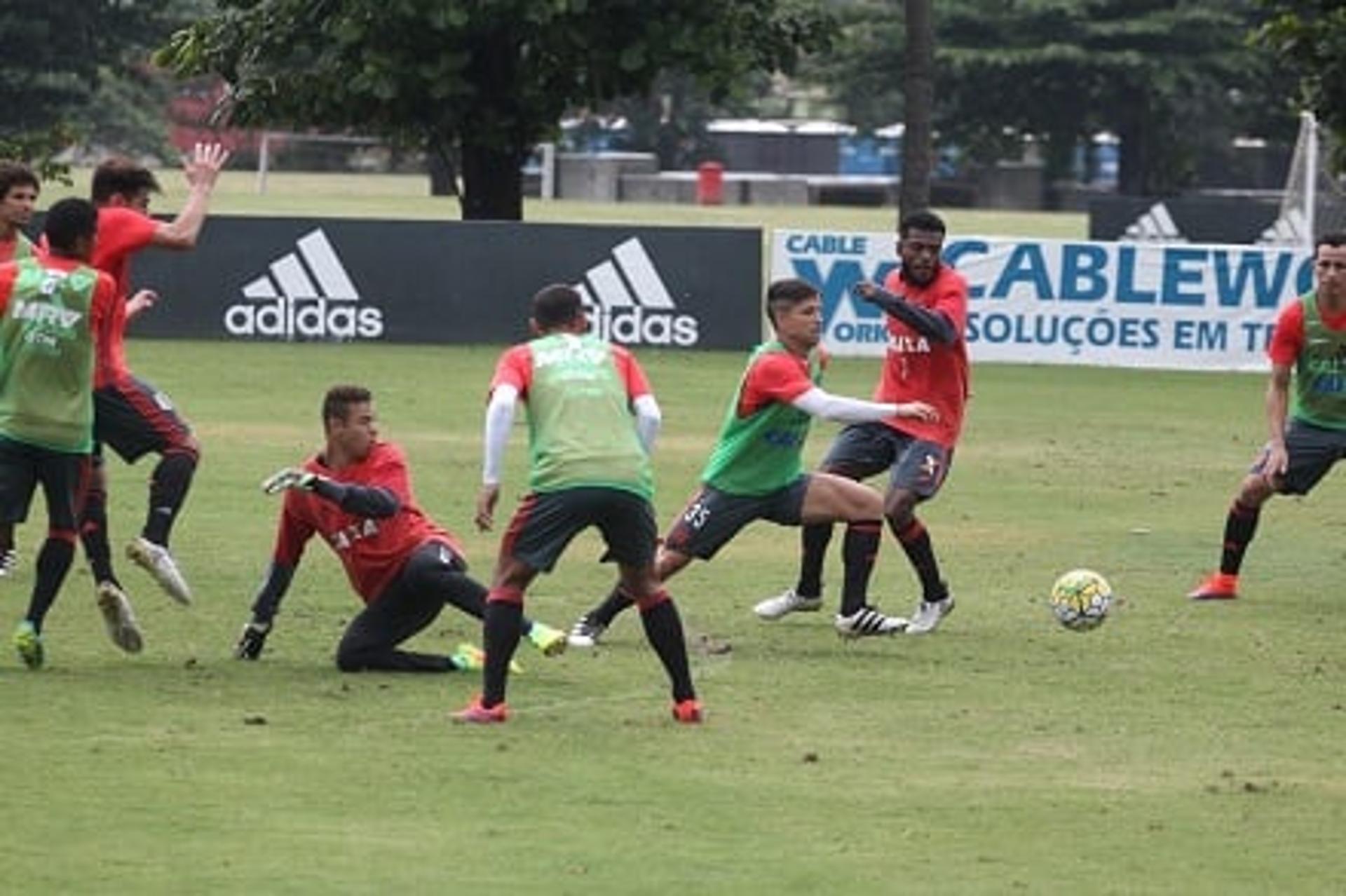 Jogadores do Flamengo em treino (Gilvan de Souza / Flamengo)