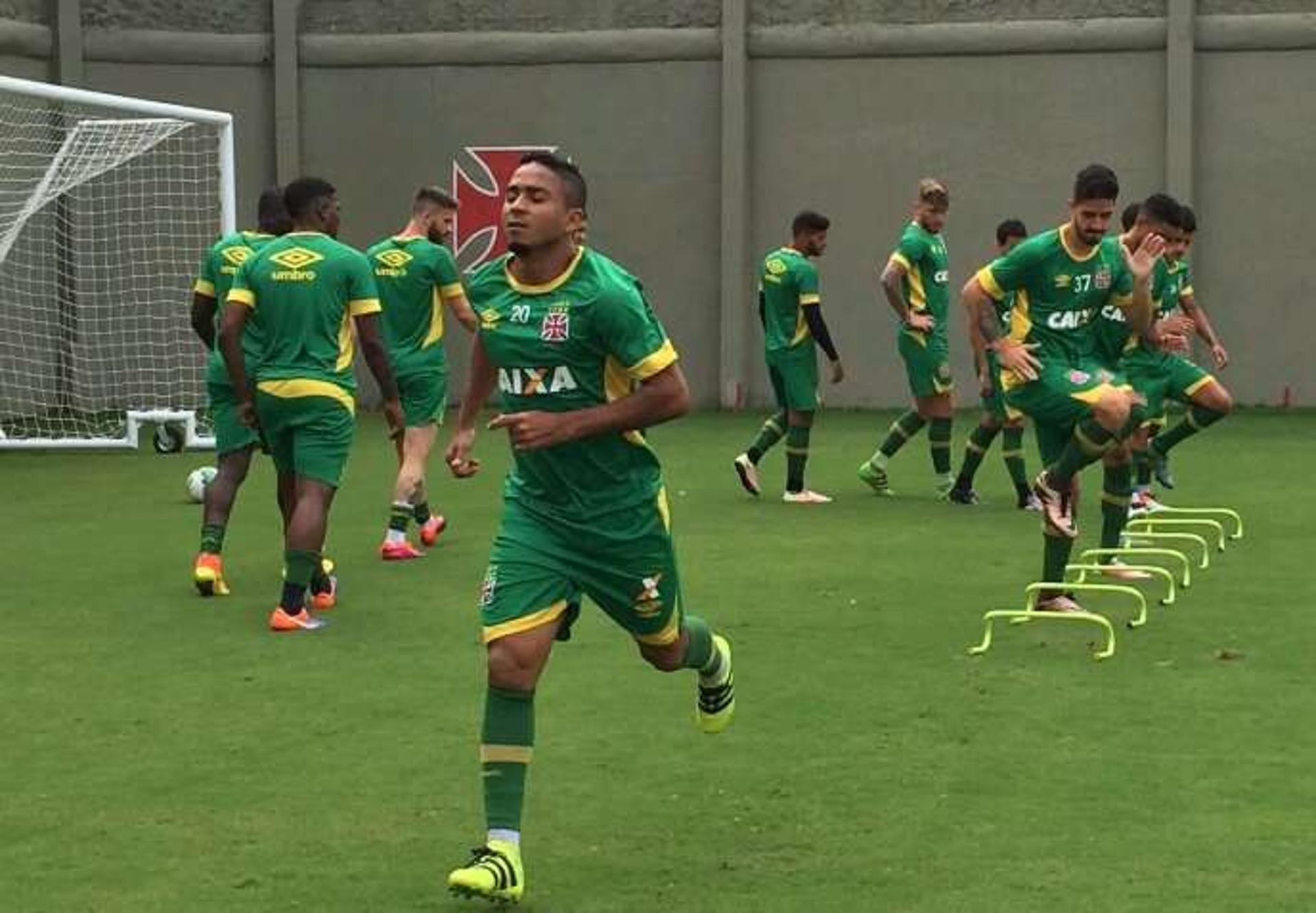 Treino do Vasco neste domingo em São Januário