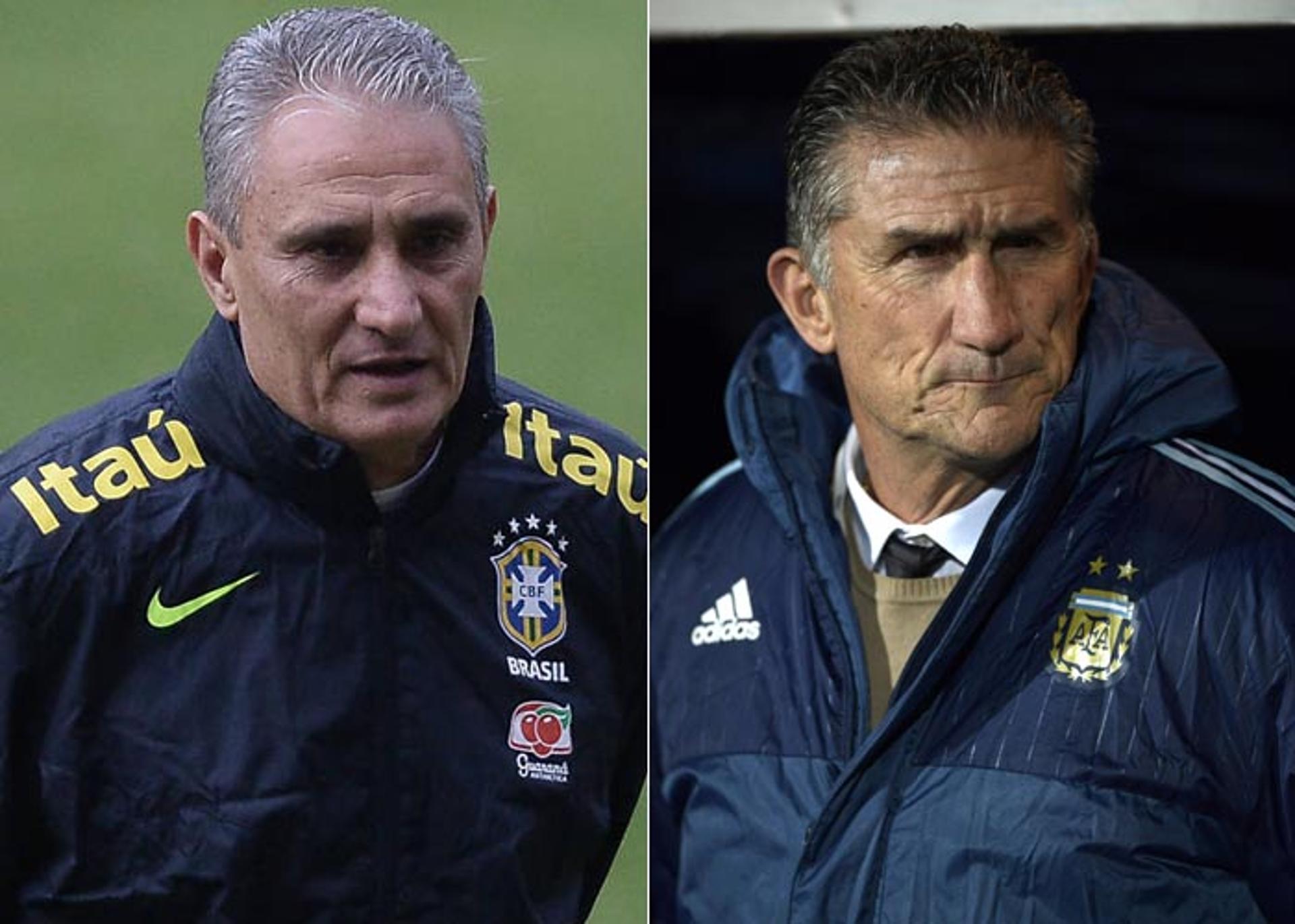 Tite foi apresentado na Seleção Brasileira em 20 de junho. Cerca de um mês depois, Edgardo Bauza iniciava trabalho na Argentina