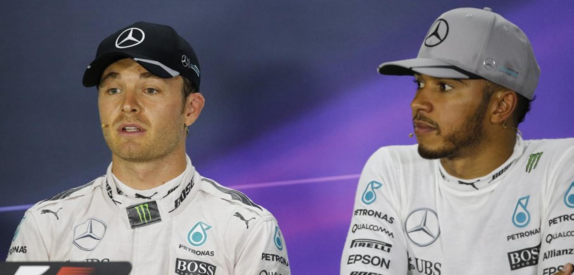 Nico Rosberg e Lewis Hamilton