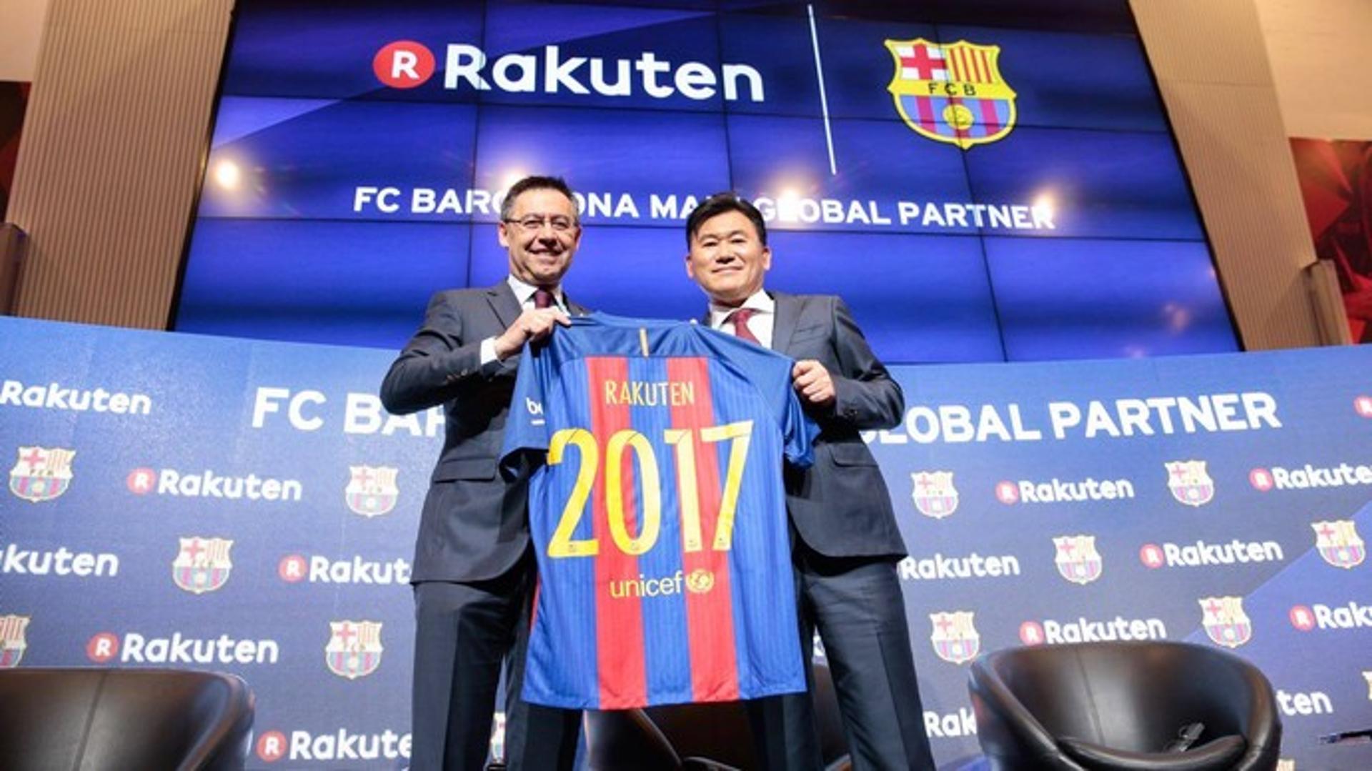 Josep Maria Bartomeu - Novo patrocínio do Barcelona