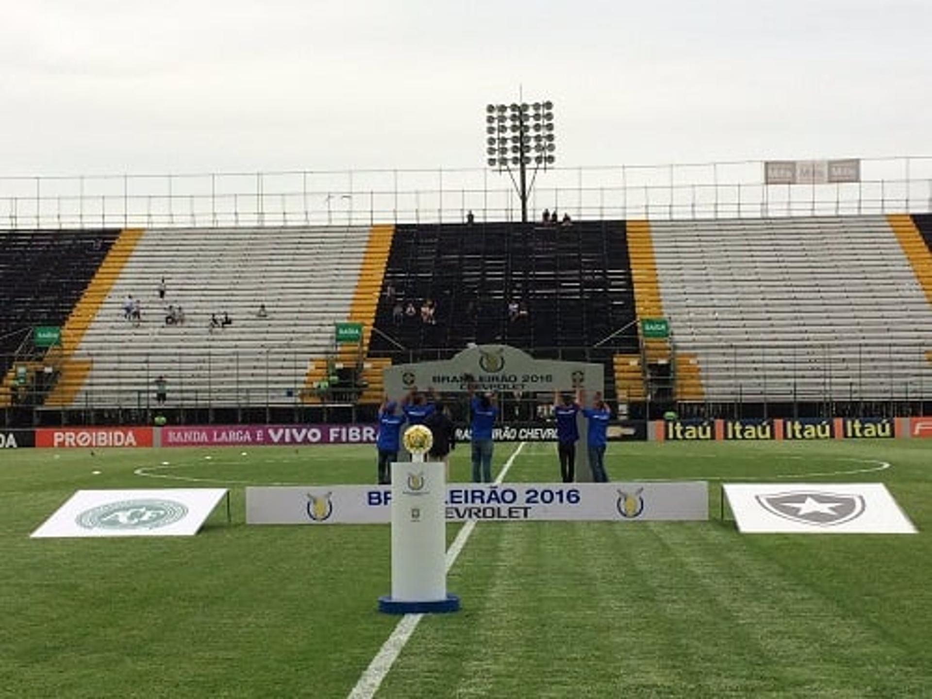 Arena Botafogo antes de Botafogo x Chapecoense