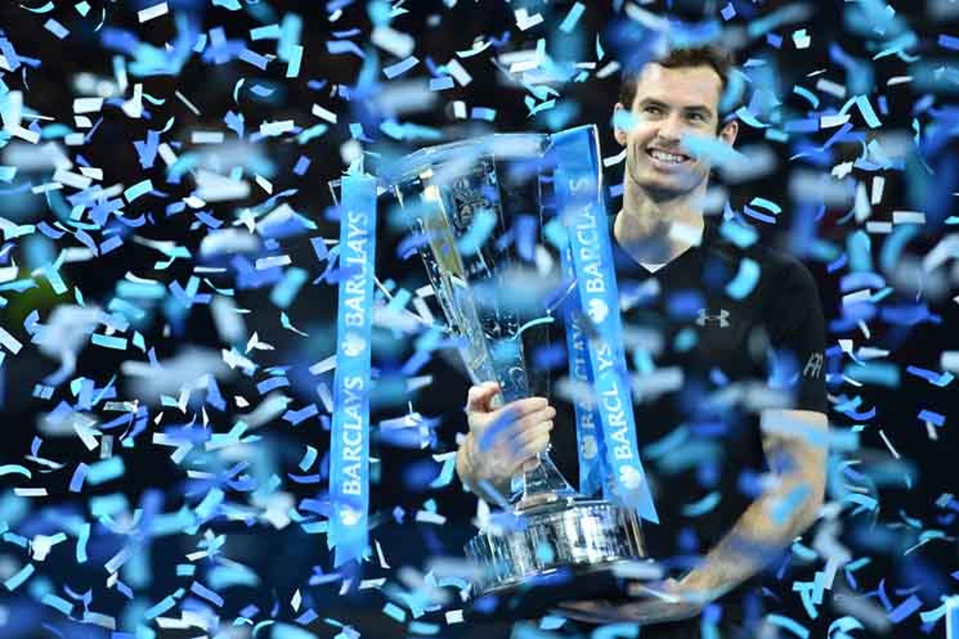 Andy Murray foi campeão do ATP Finals ao bater Djokovic