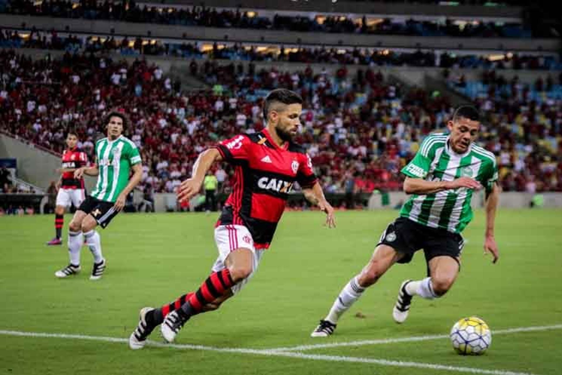 Último duelo: Flamengo 2 x 2 Coritiba - 20/11/2016 - Maracanã <br>