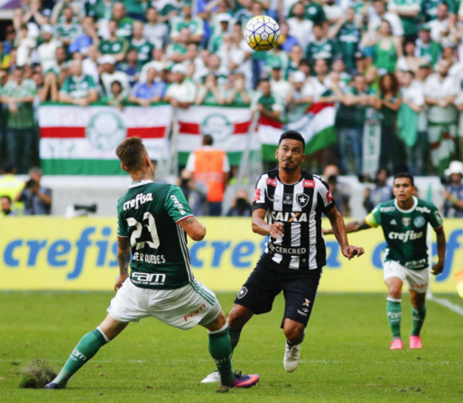 Rodrigo Lindoso e Roger Guedes - Palmeiras x Botafogo