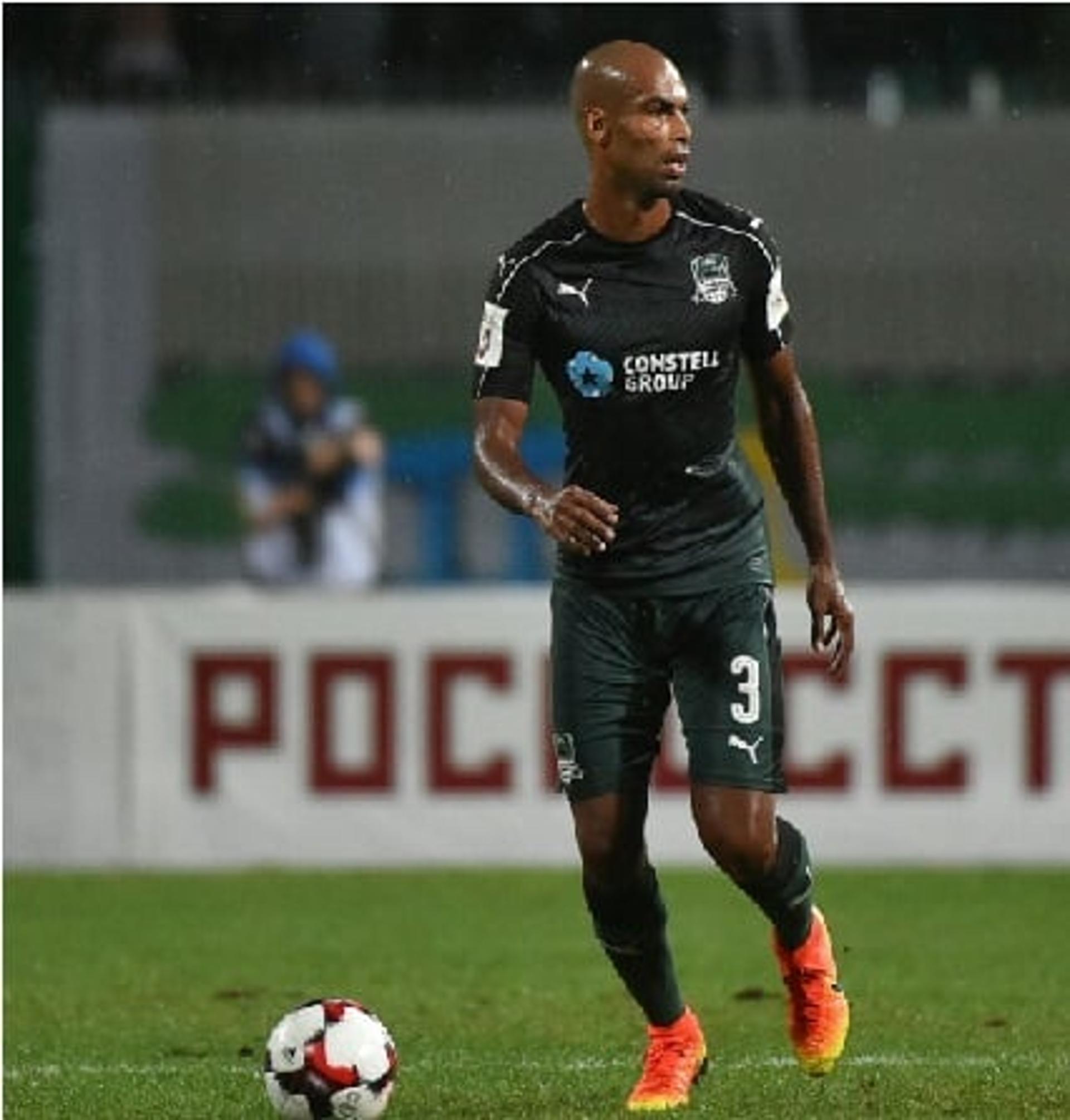 Naldo em ação pela equipe do Krasnodar, da Rússia (Foto: Site oficial do Krasnodar)